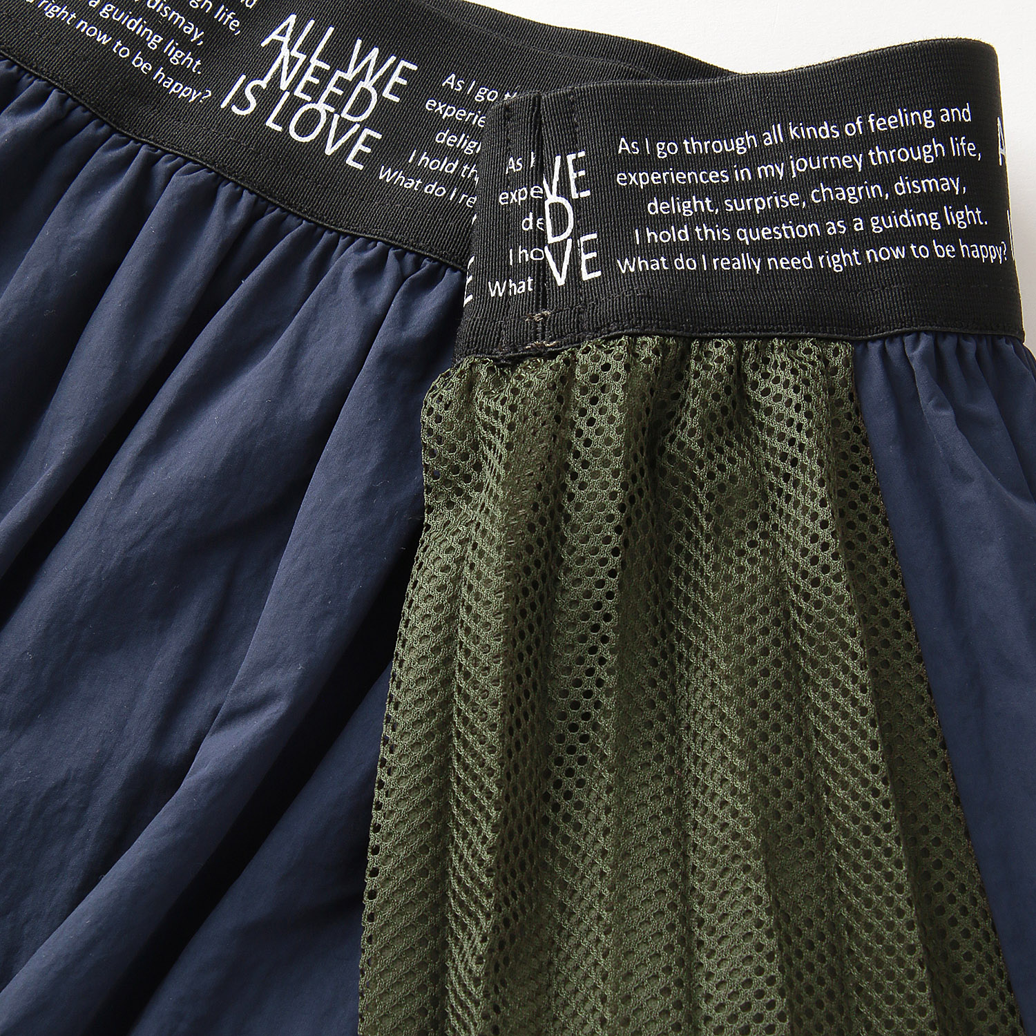 サイドプリーツメッシュスカート - 画像7