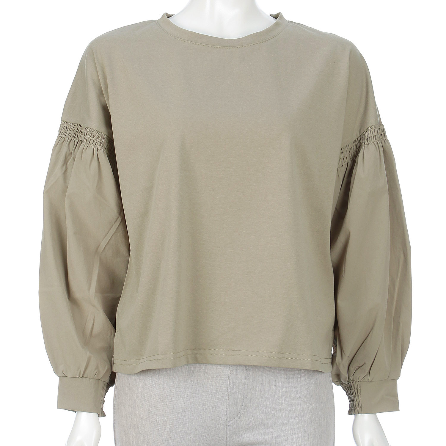 【my life】袖布帛切替プルオーバー - 画像7