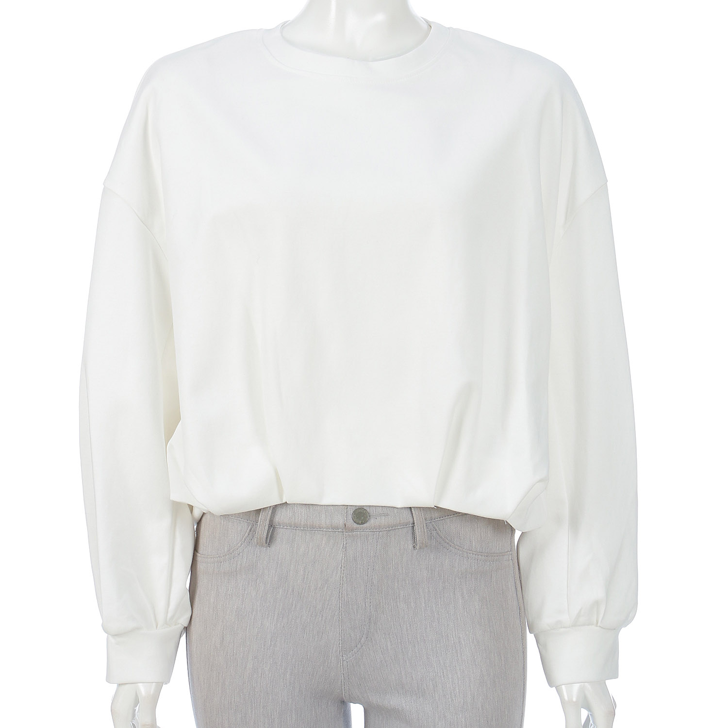 シャーリングデザインプルオーバー