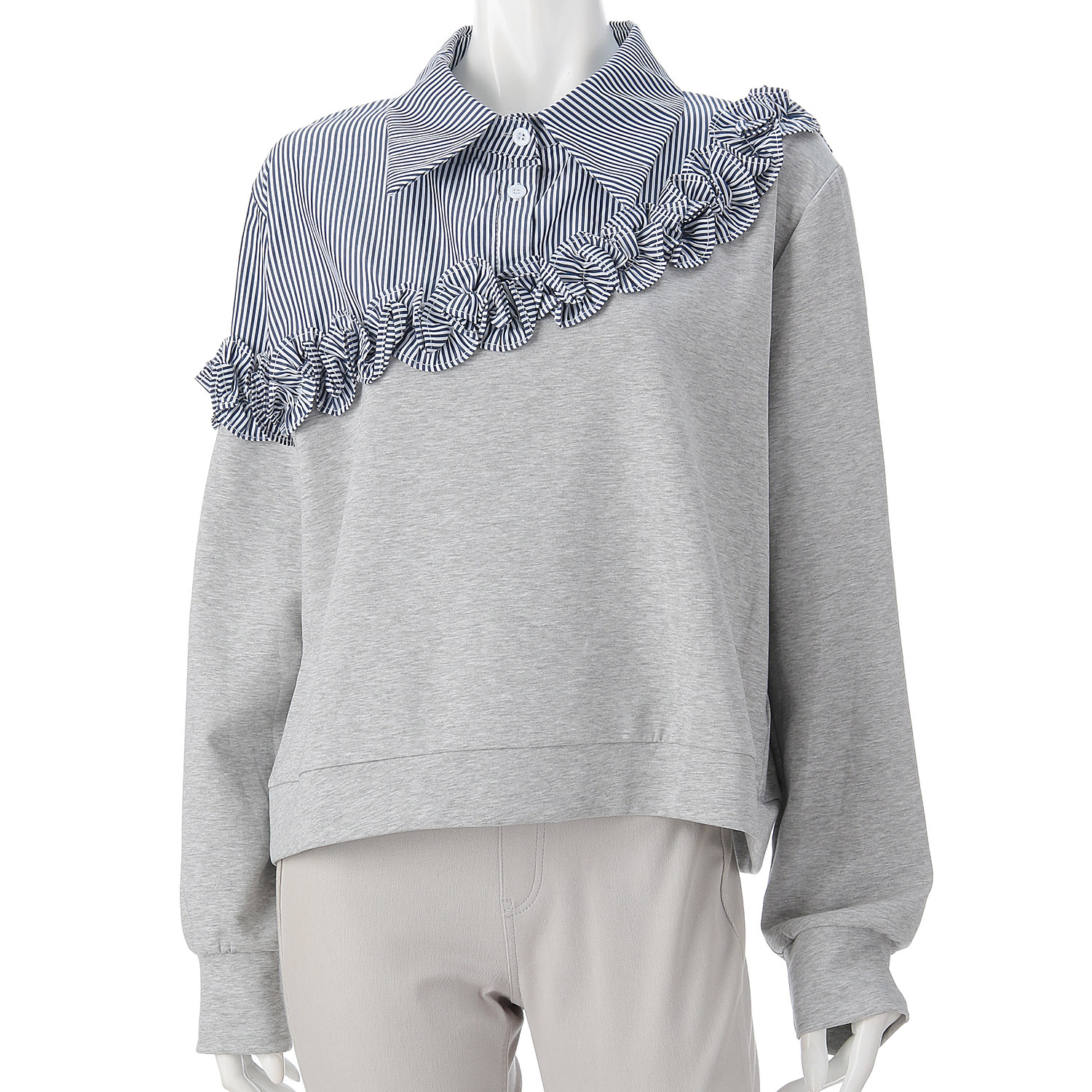 ラッフルデザインプルオーバー - 画像1