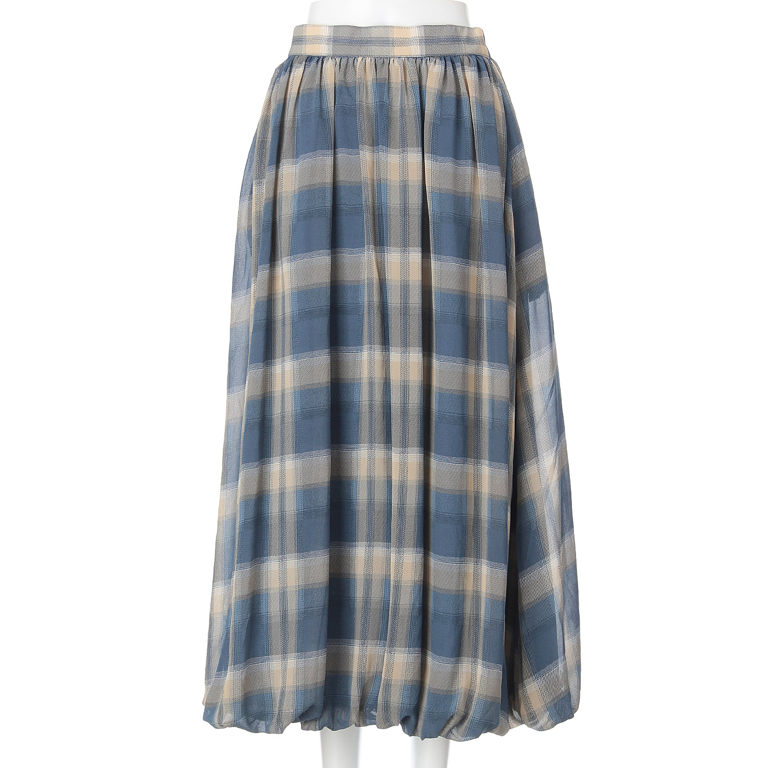 【my life】シアーチェックバルーンスカート - 画像7