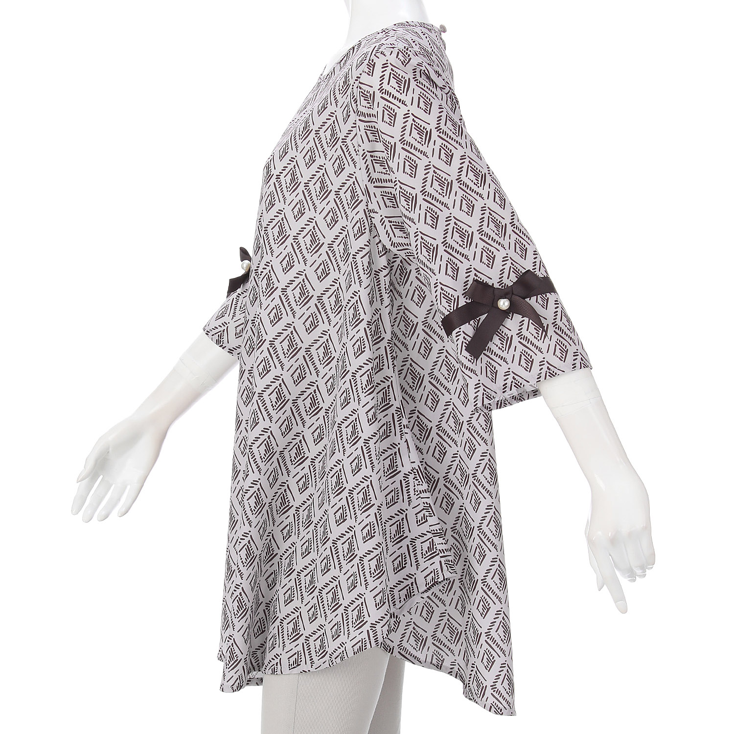 ジョーゼットプリントチュニック - 画像2