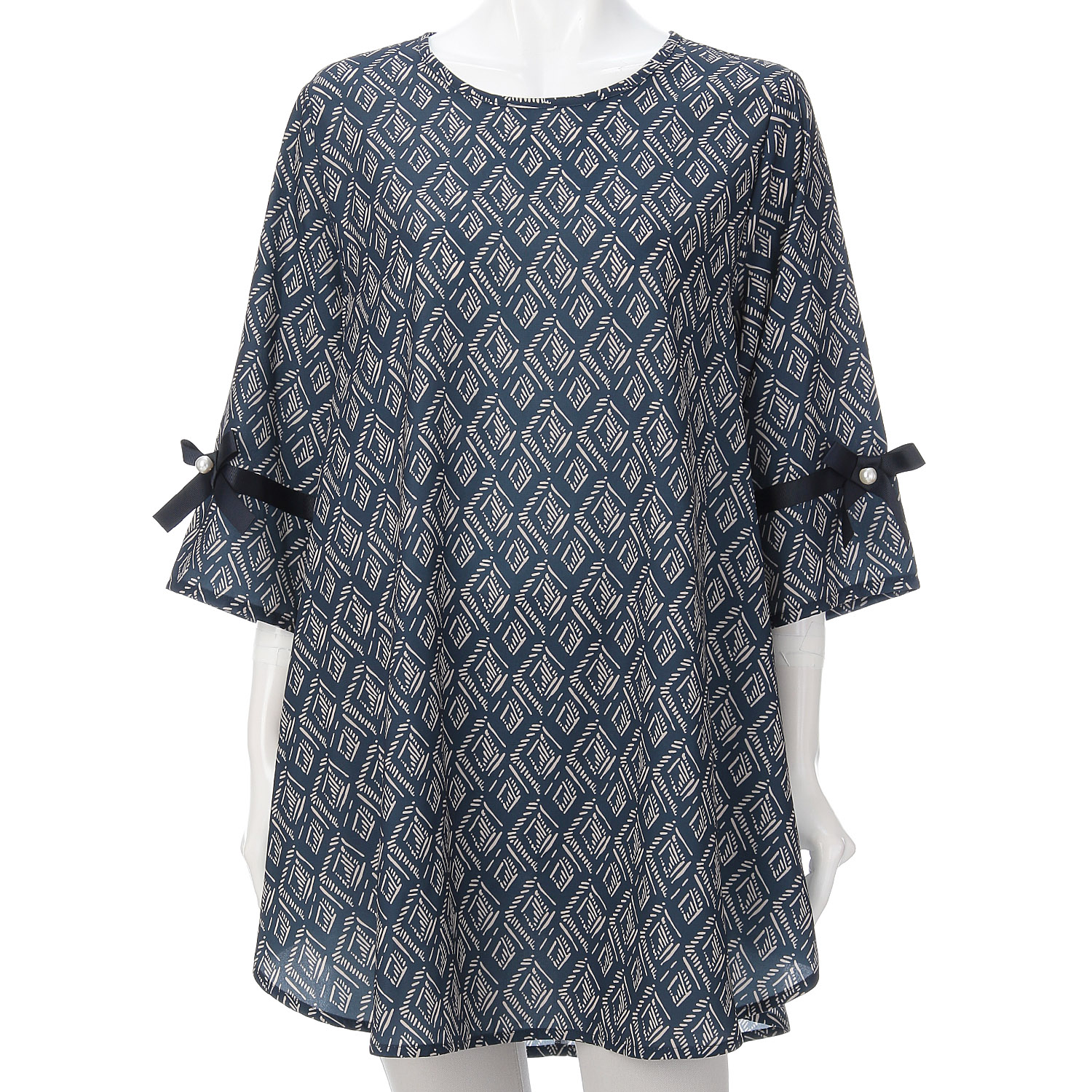 ジョーゼットプリントチュニック - 画像6