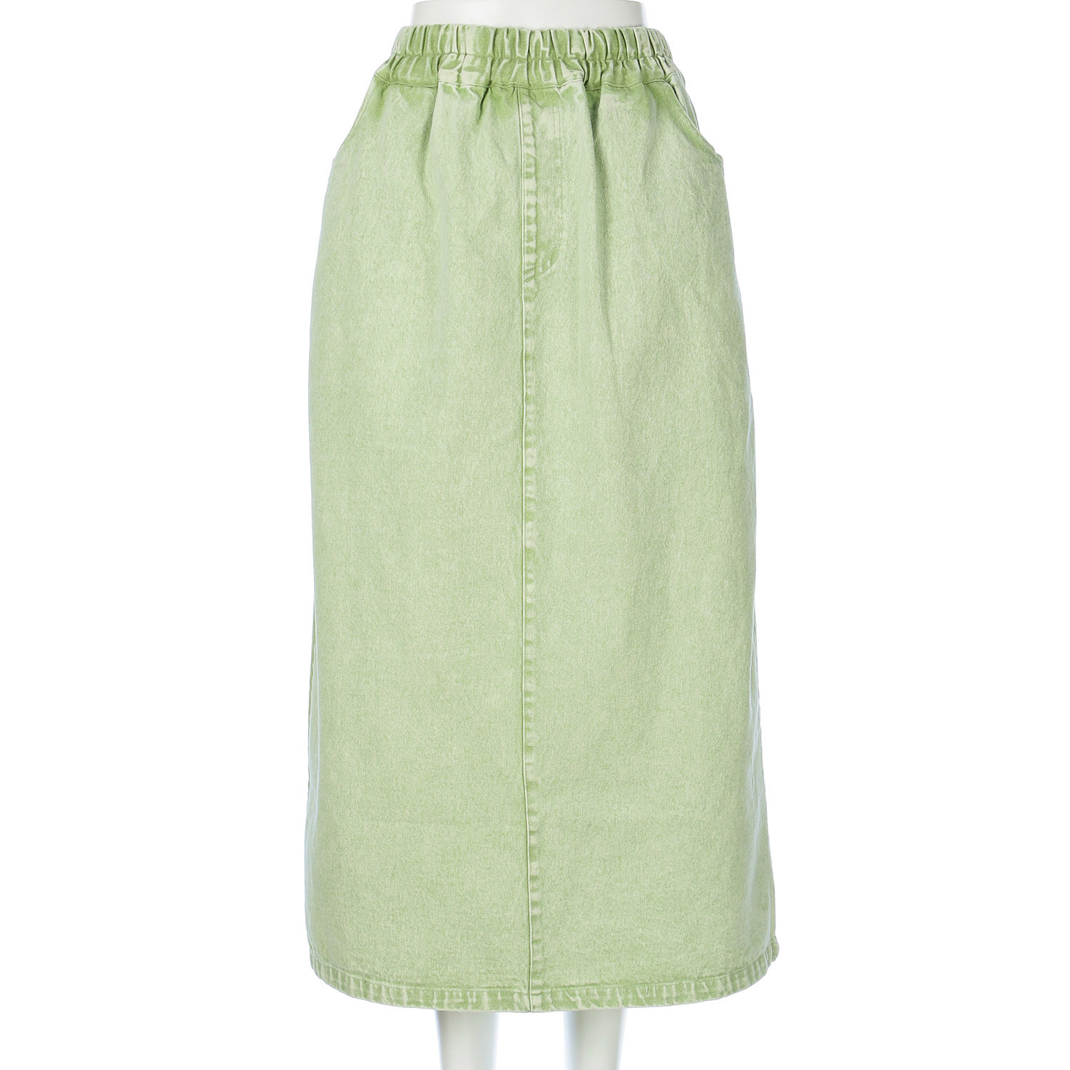 LUPIRIEN カラーデニムナロースカート - 画像1