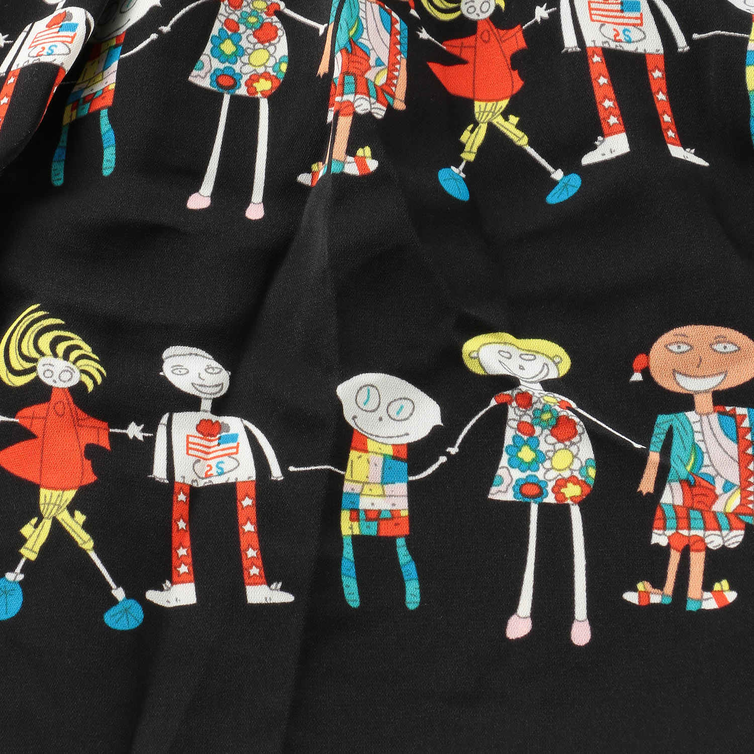 プリント切替ワンピース - 画像2