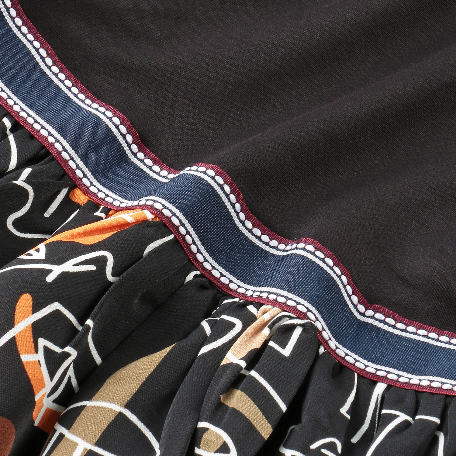 プリント切替ワンピース - 画像8