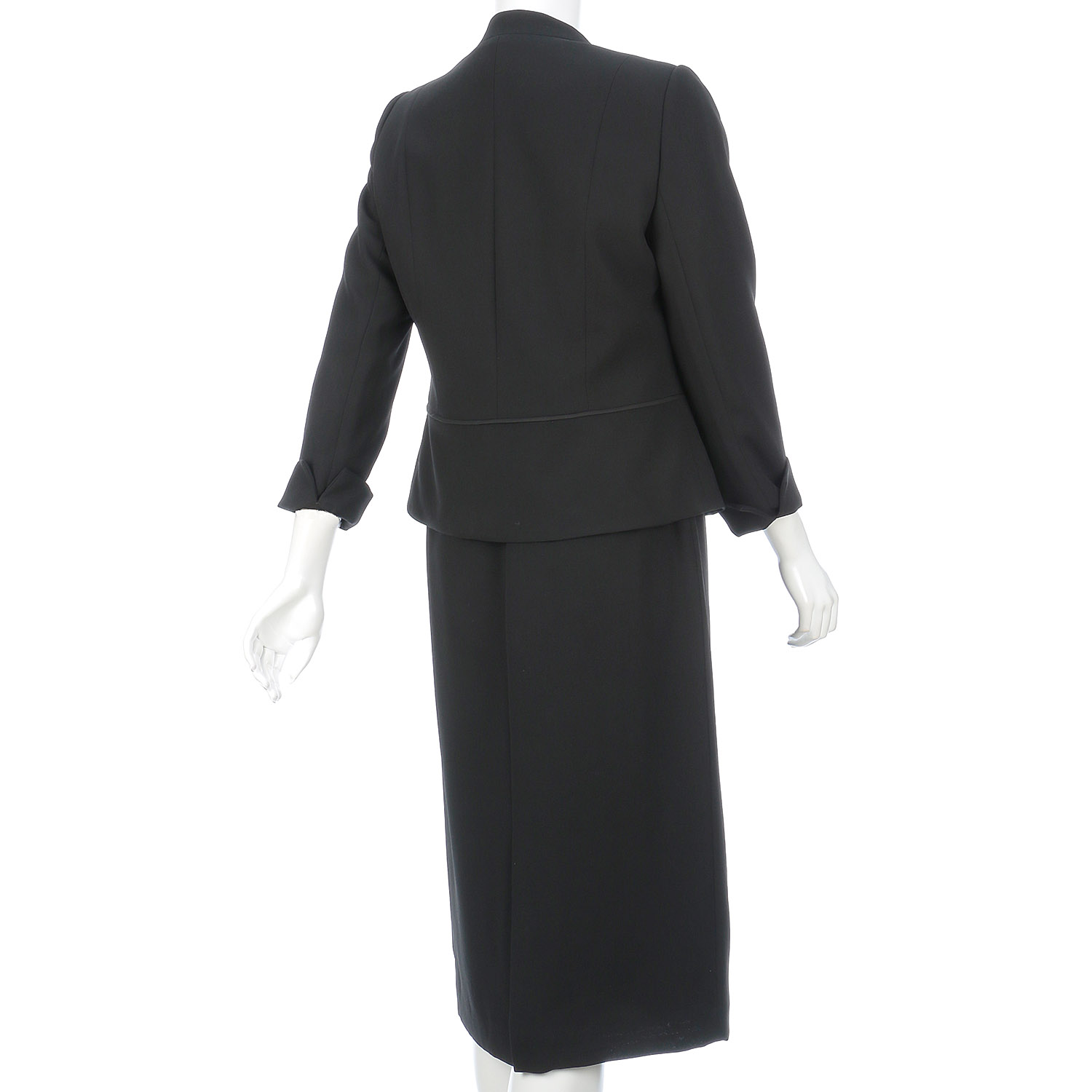 【お取り寄せ】ブラックフォーマル2点スーツ - 画像3