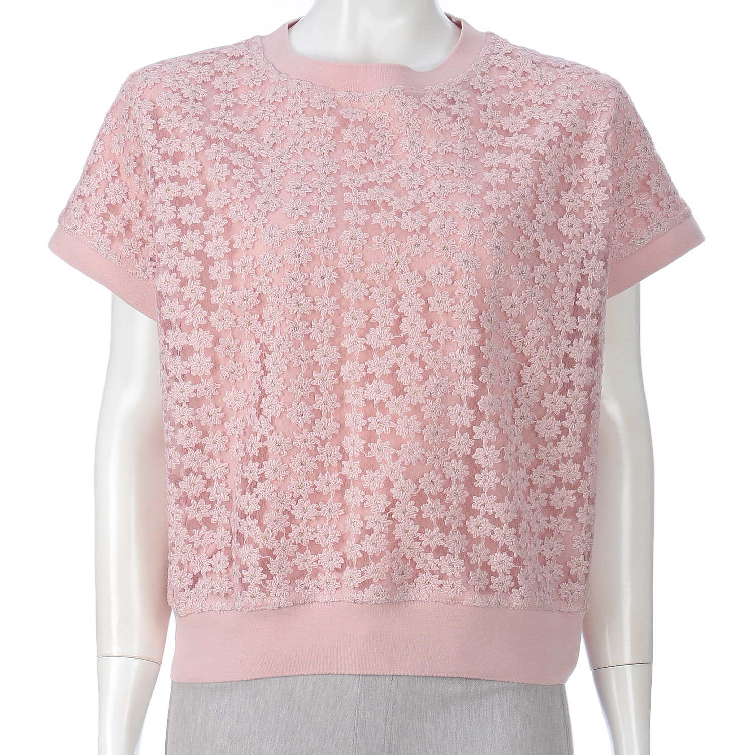 フラワーレース×カットソープルオーバー - 画像1