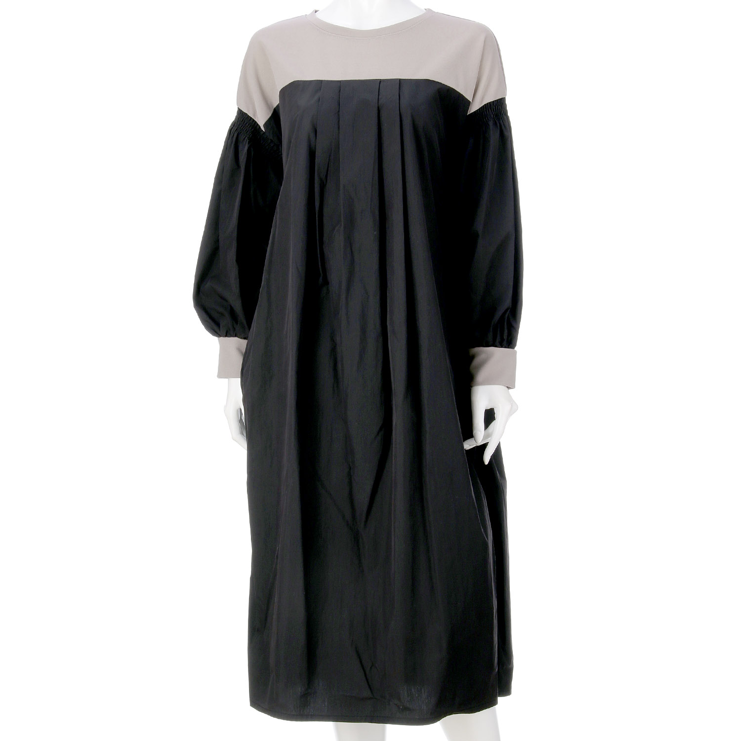 配色ワンピース - 画像2