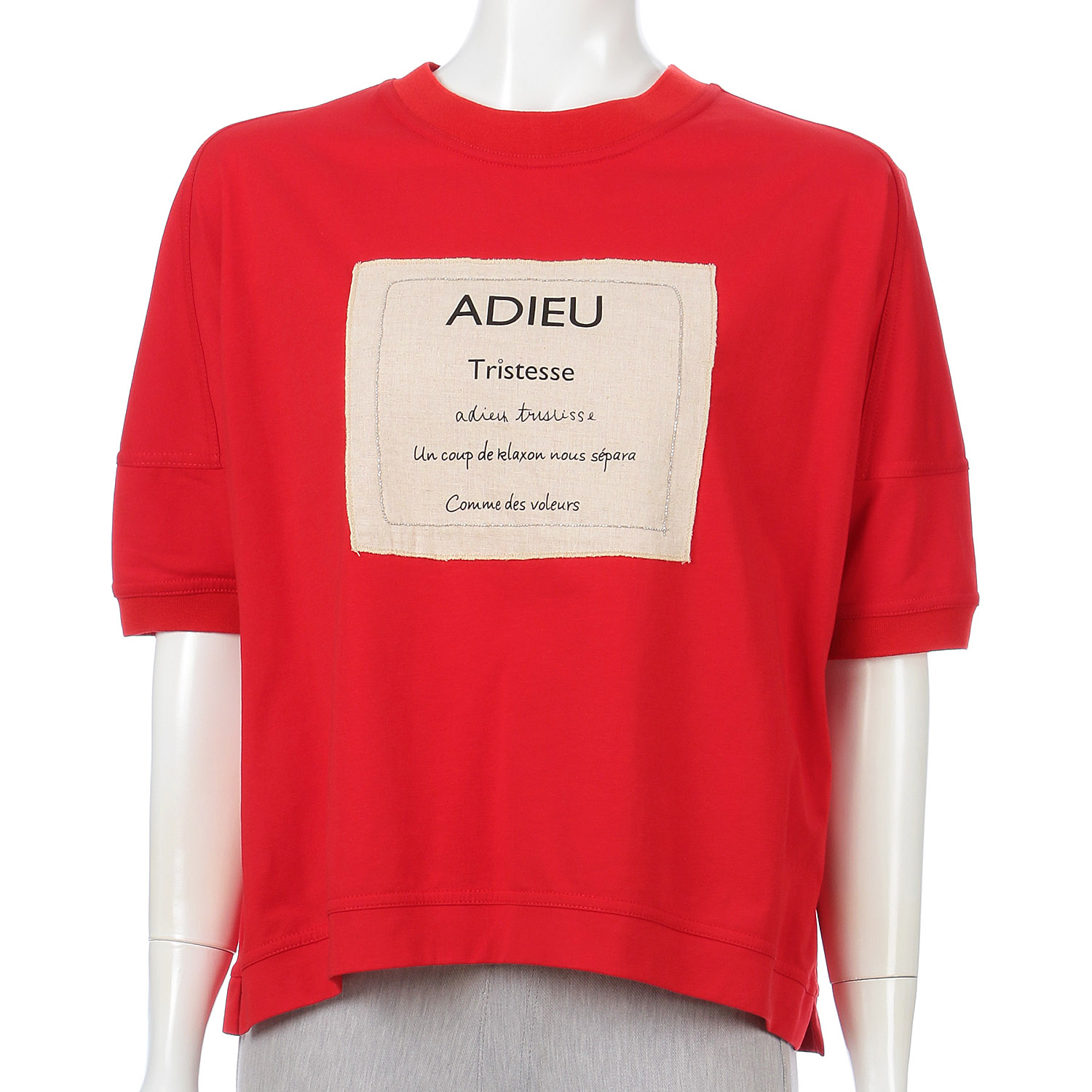 リネンプリントアクセントカットソープルオーバー