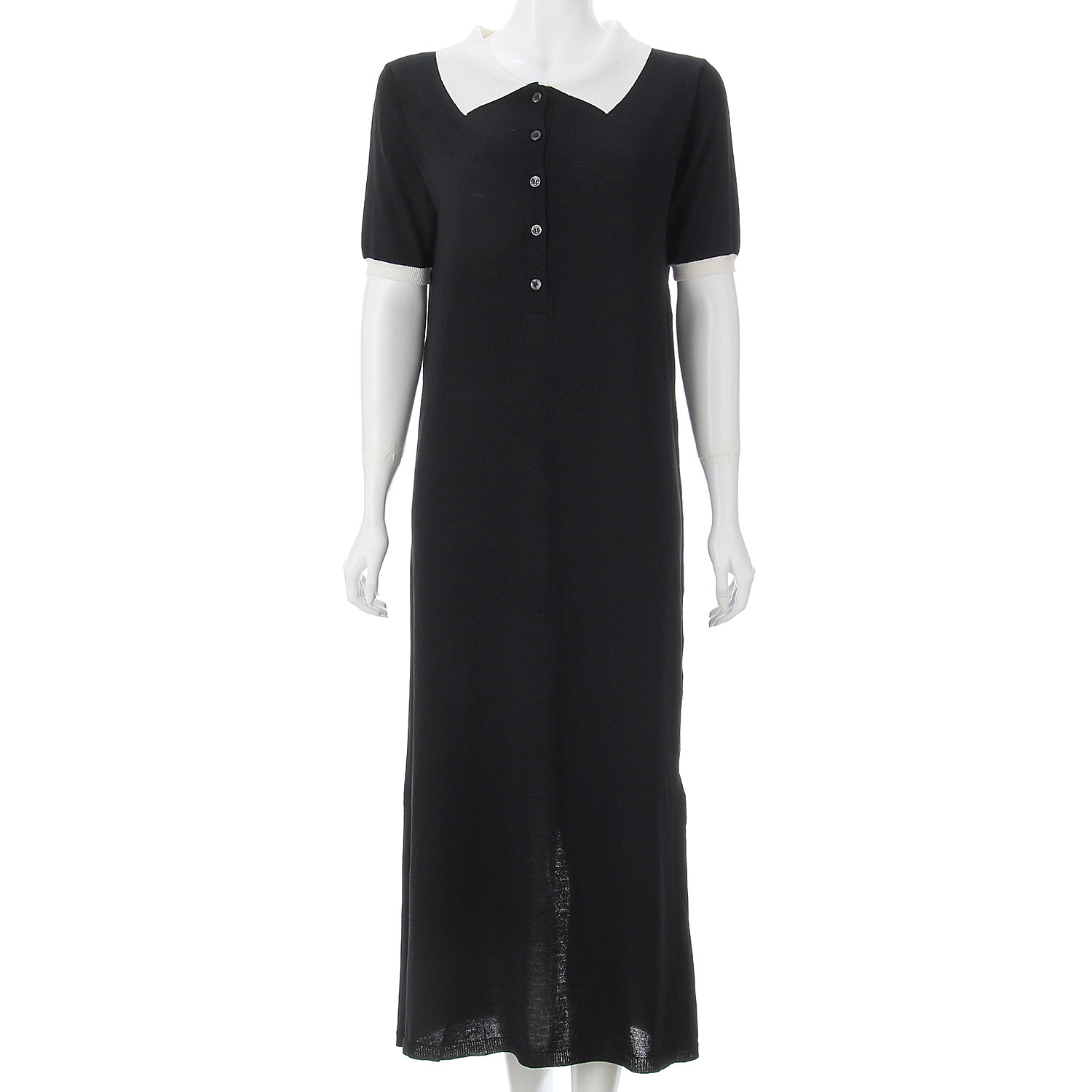 バイカラーロングワンピース - 画像2