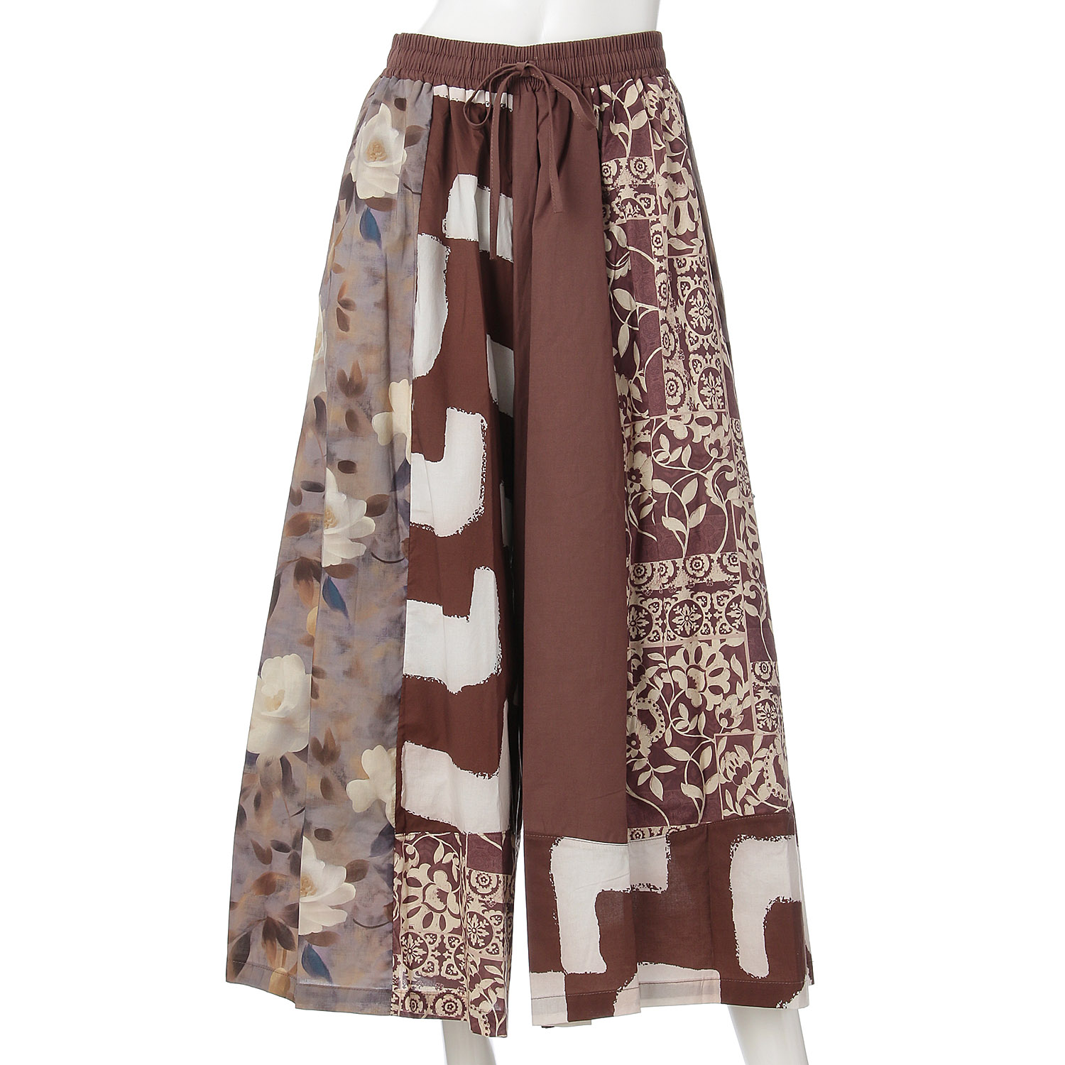 プリント切替ワイドパンツ - 画像1