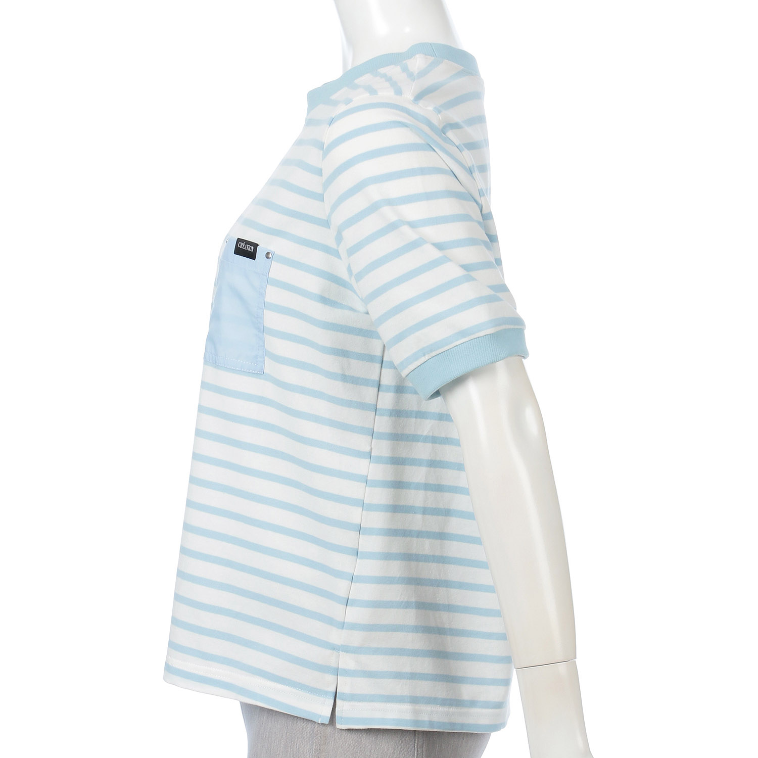 ボーダー切替プルオーバー - 画像4