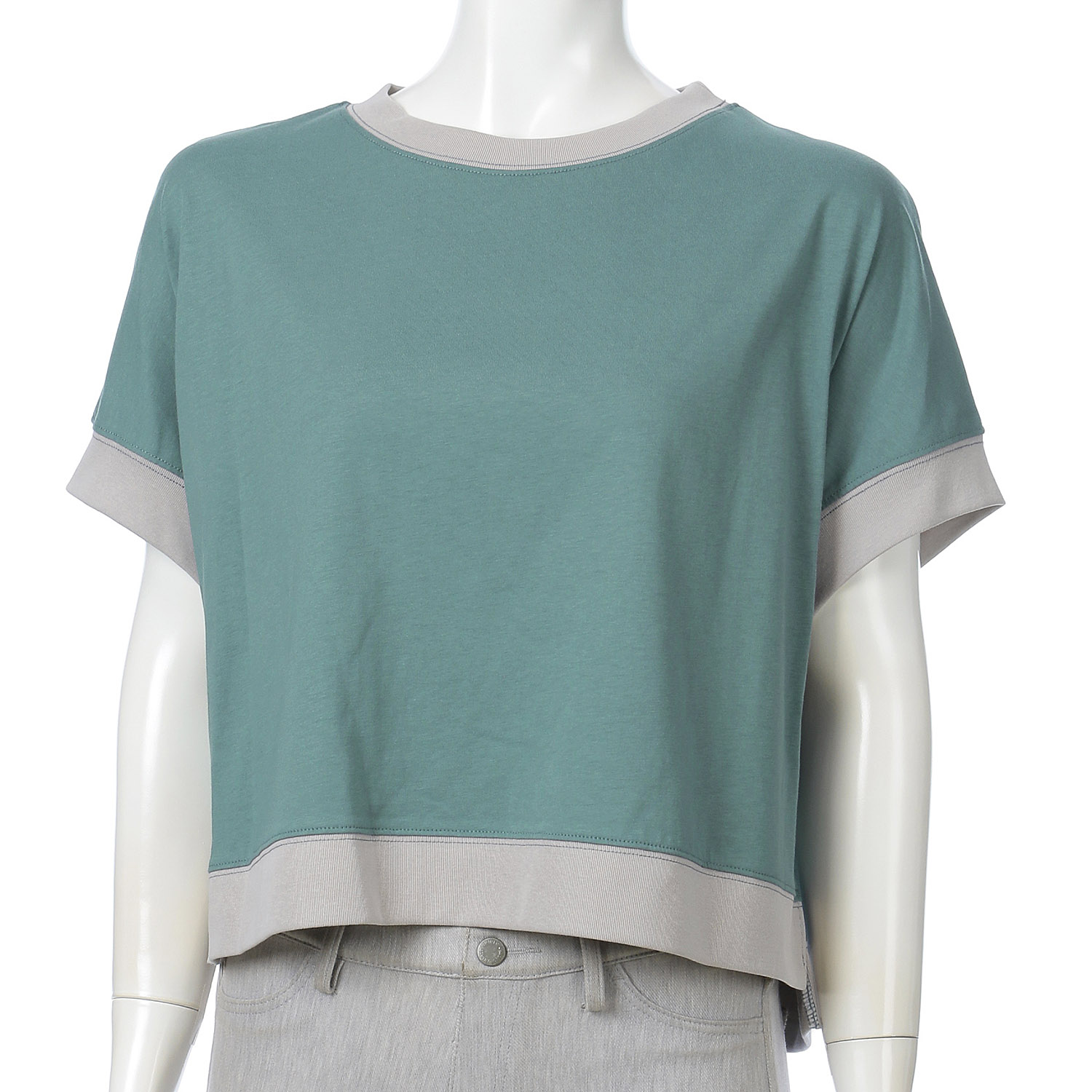 シルケットバイカラープルオーバー - 画像4