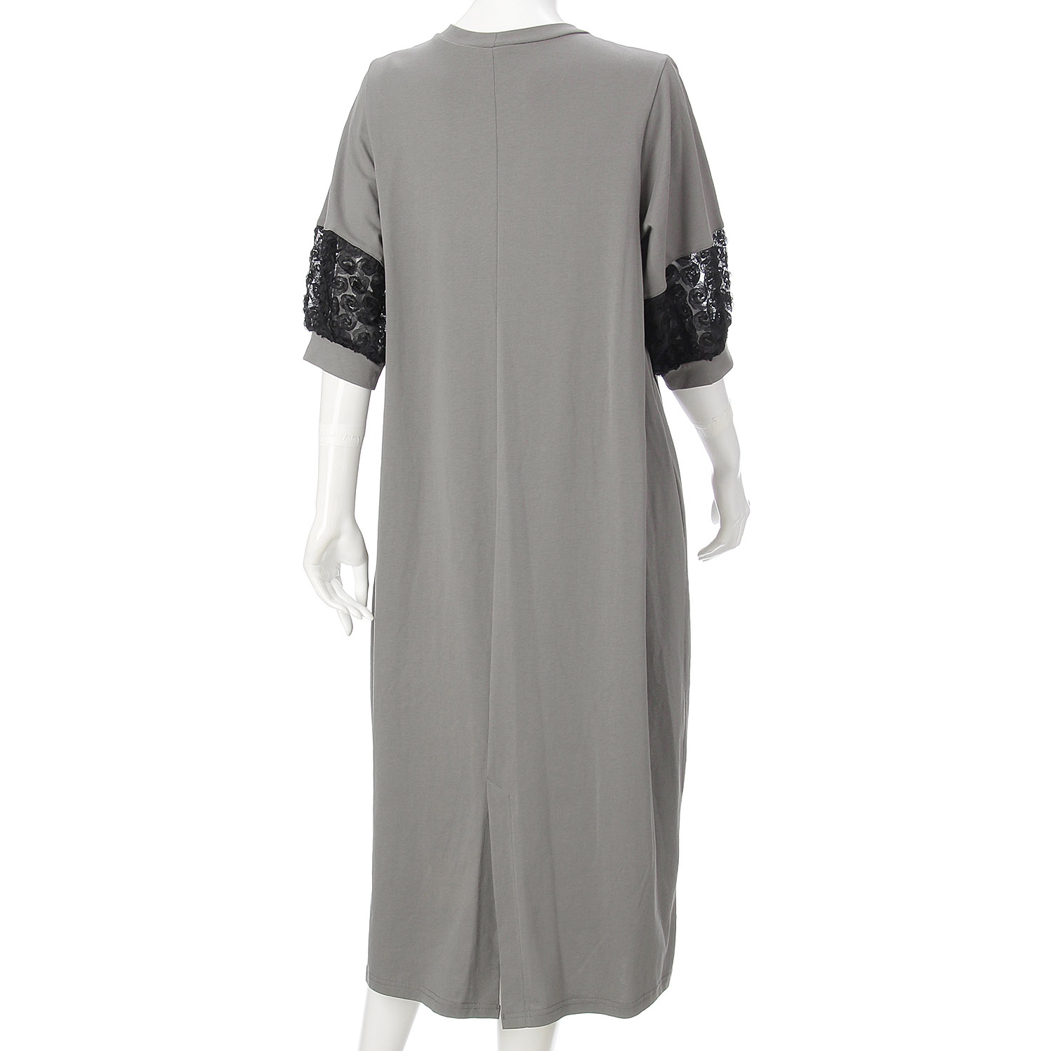 フラワーシフォン切替ワンピース - 画像2