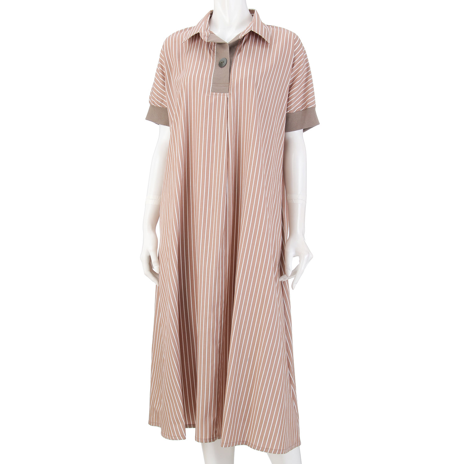 ストライプワンピース - 画像1