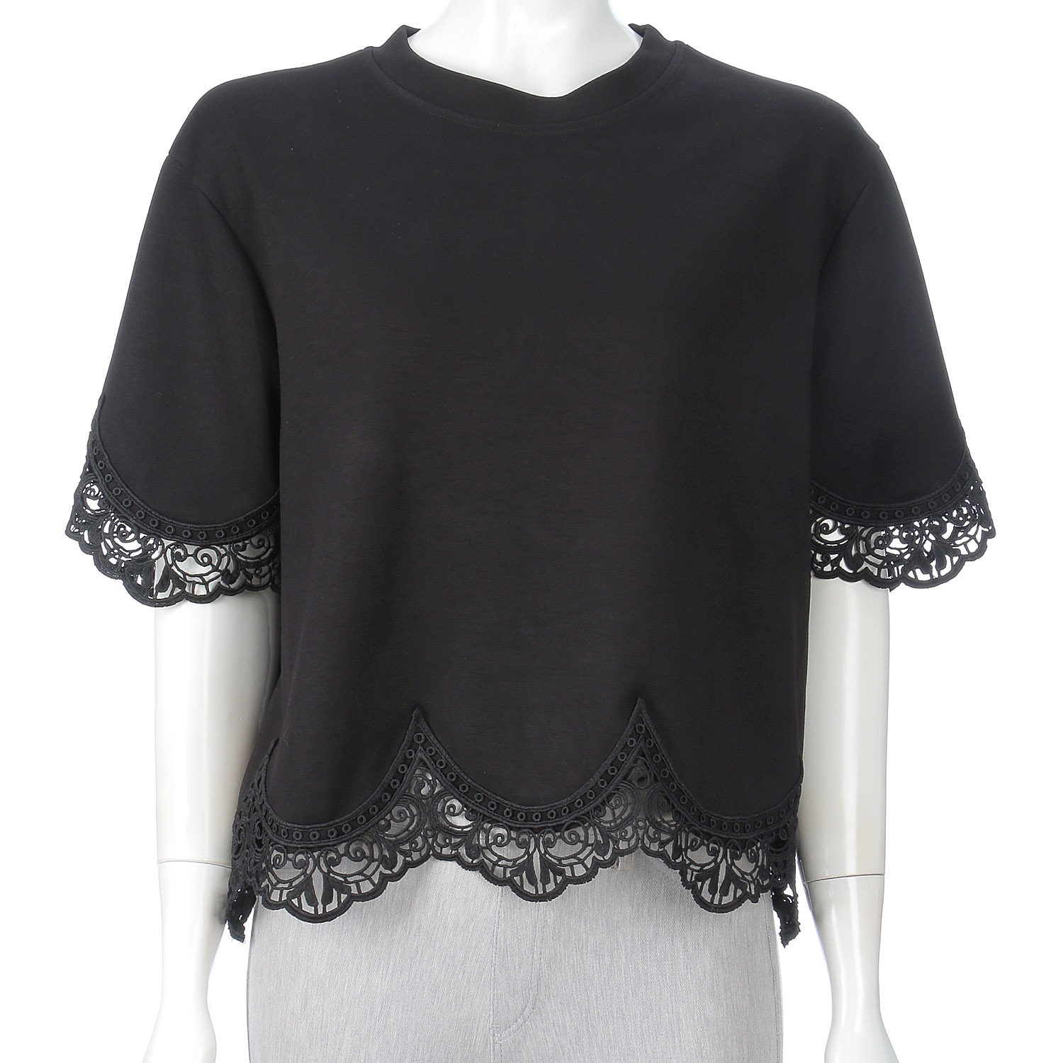 【Insta Live】VERITE スカラップレース半袖プルオーバー - 画像2