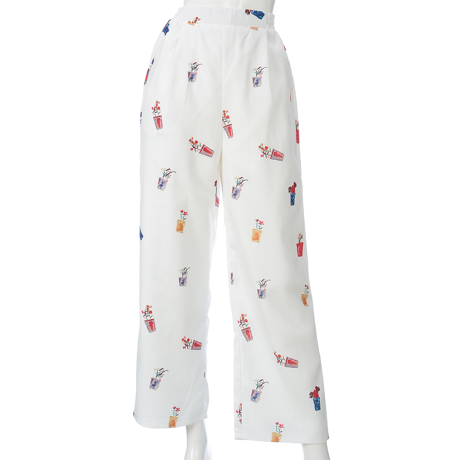 VERITE アーティスティック・セミワイドパンツ - 画像1