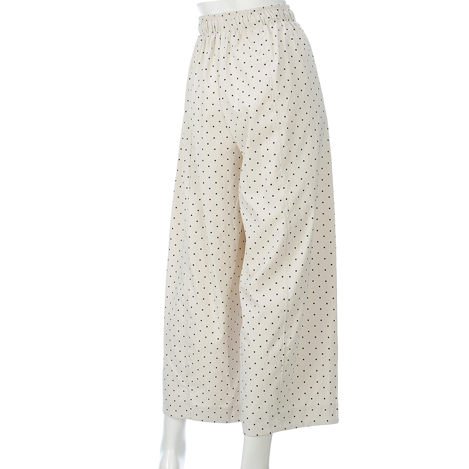 VERITE ドット柄ワイドパンツ - 画像3