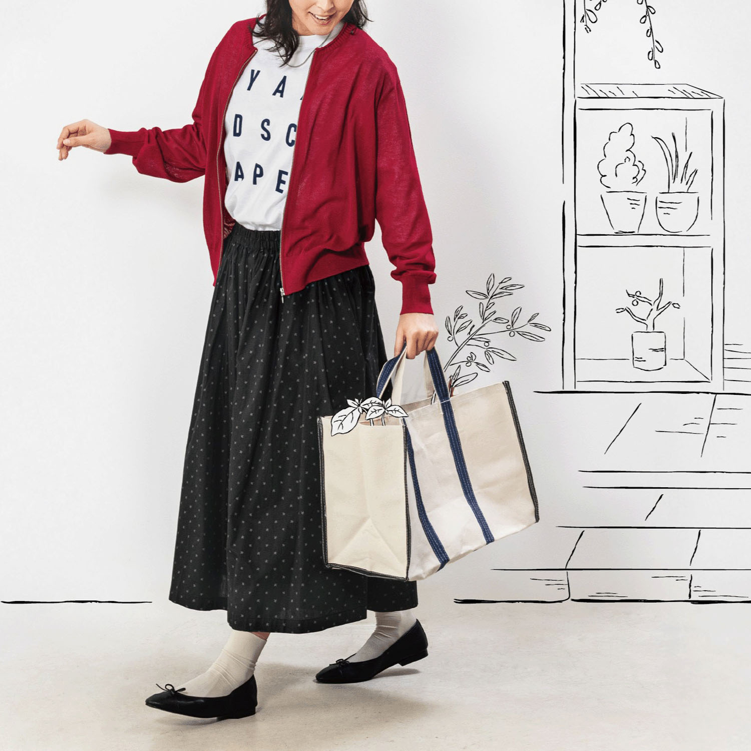 Northern Truck ジップアップニットカーディガン - 画像6