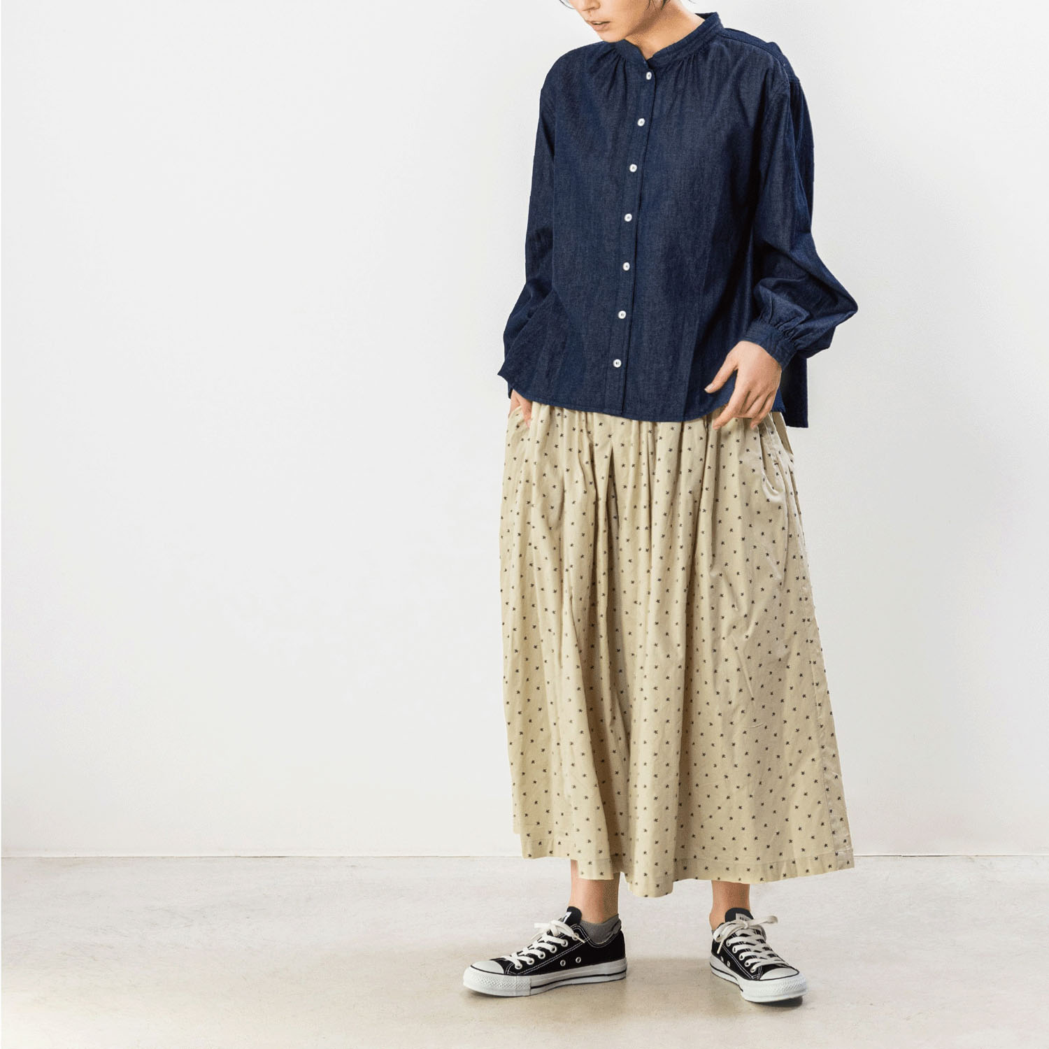 【3月中旬頃入荷予定】Northern Truck ワイドギャザーパンツ - 画像9