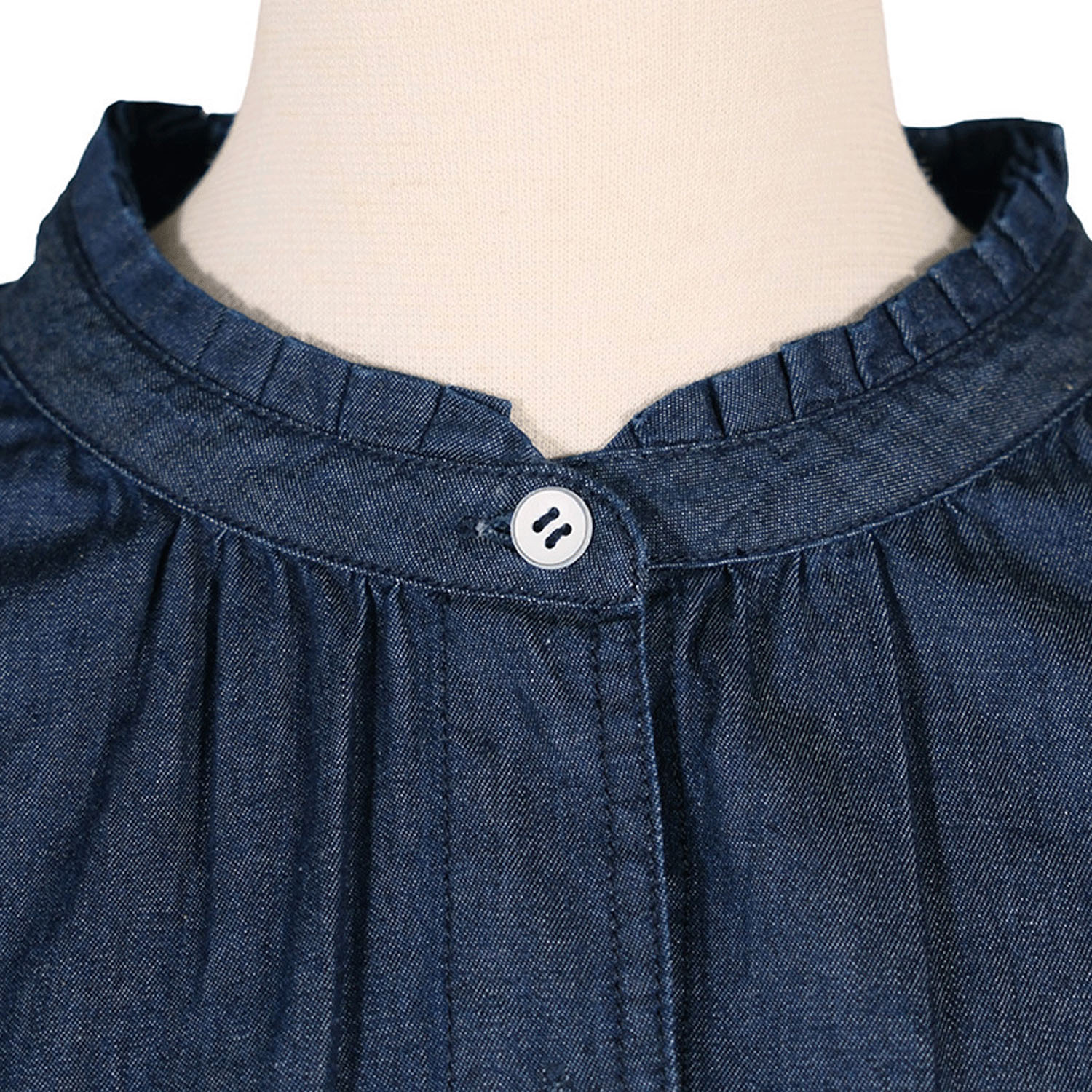 Northern Truck タック衿ギャーザーシャツ - 画像11