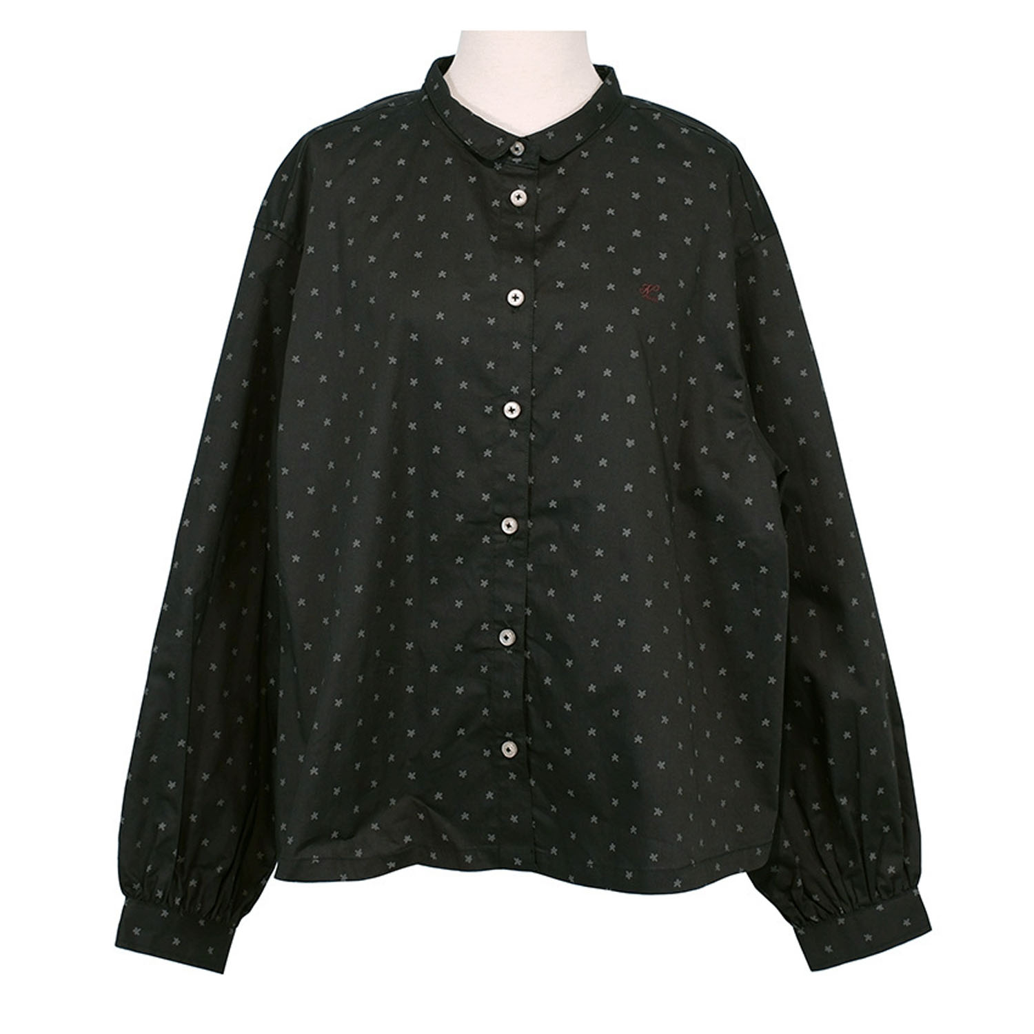 Northern Truck 小花柄ギャザーブラウス - 画像2