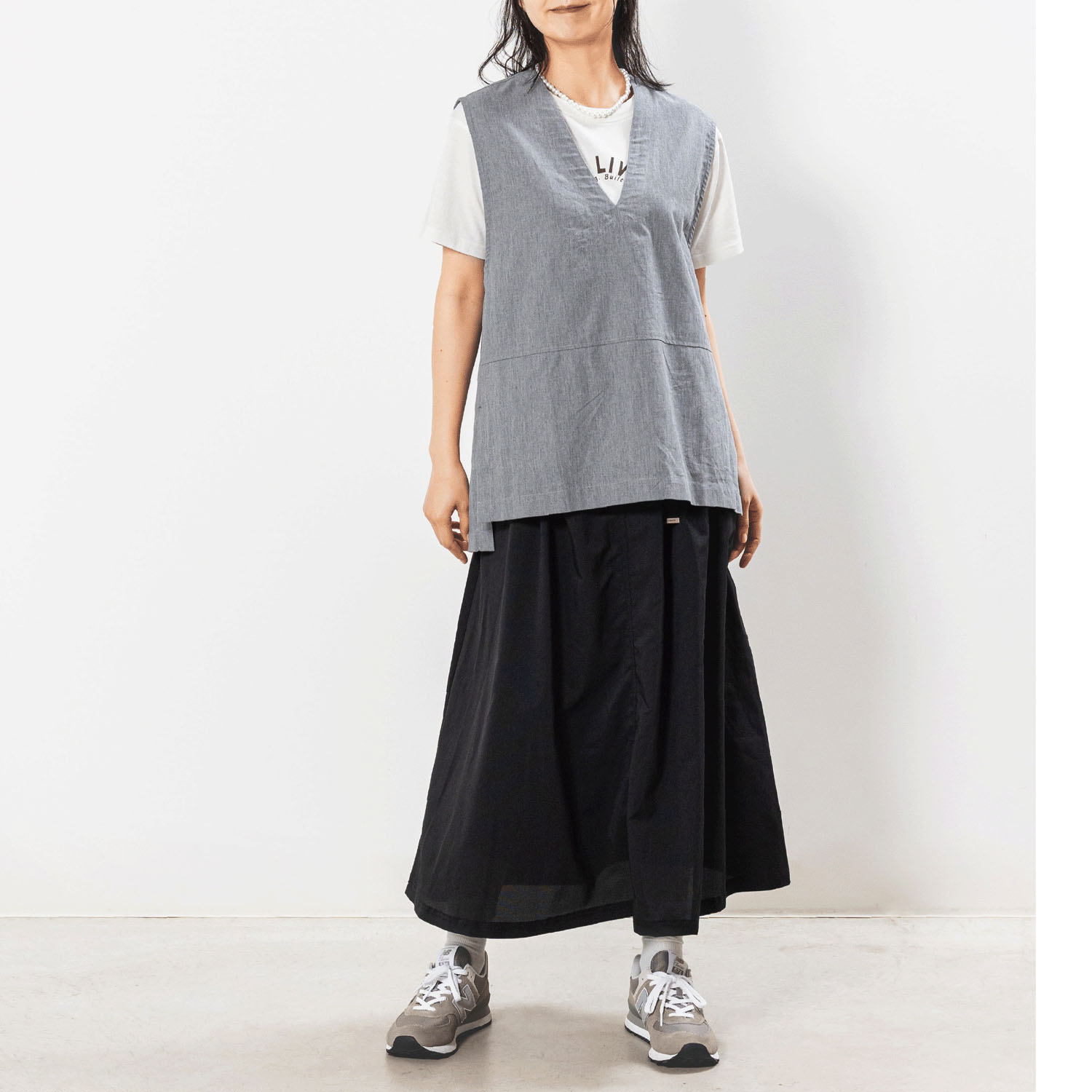 【4月中旬頃入荷予定】Northern Truck タックギャザースカート - 画像3