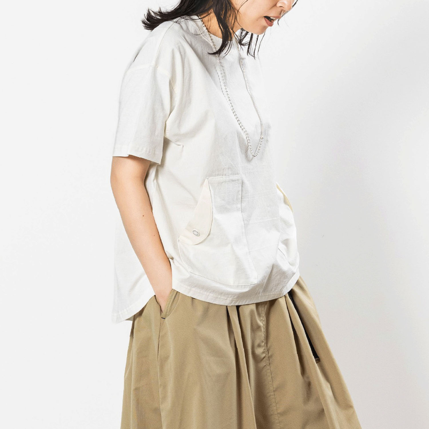 Northern Truck 異素材づかいワイドプルオーバー - 画像1