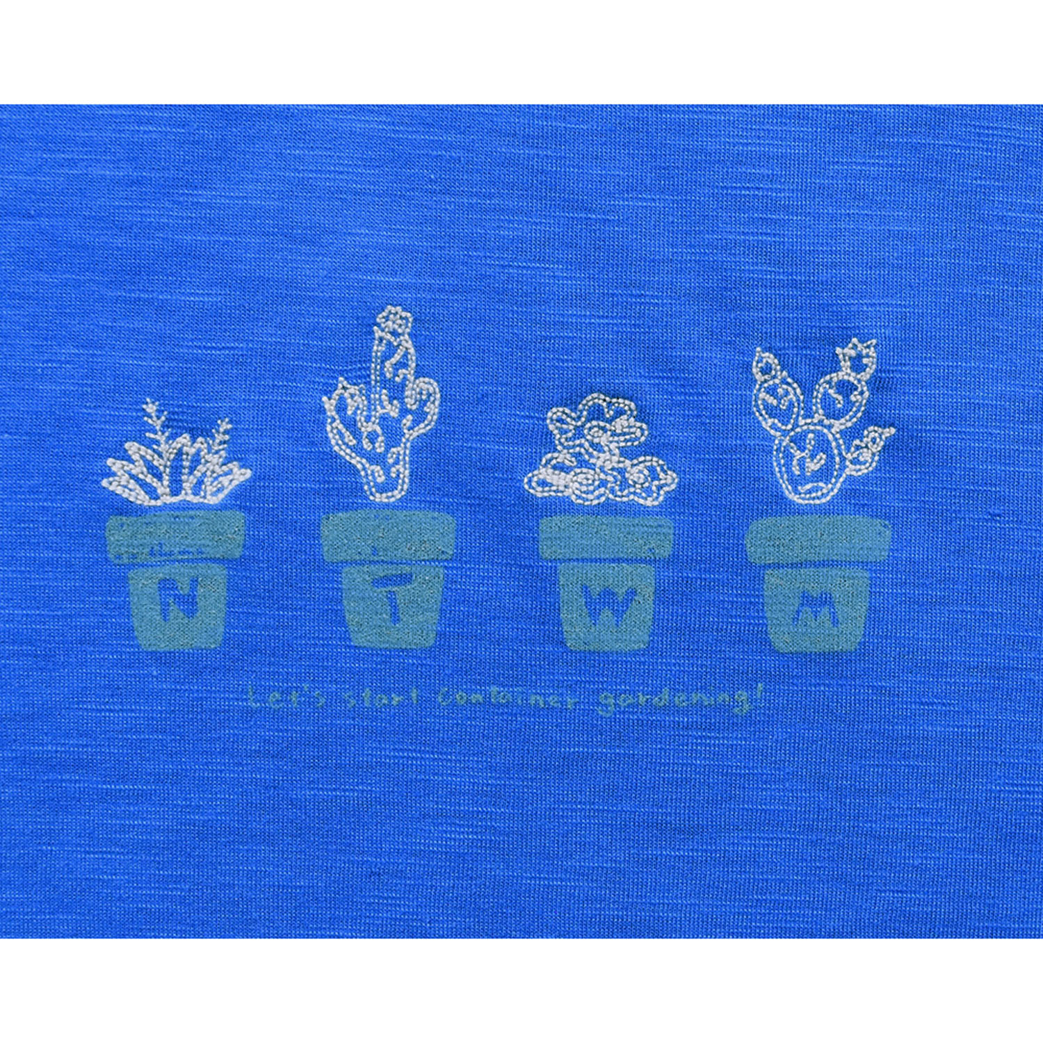 Northern Truck 鉢植えプリント×刺繍Tシャツ - 画像9