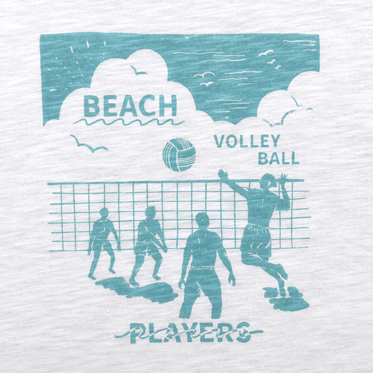 Northern Truck ビーチバレーボールプリントTシャツ - 画像3