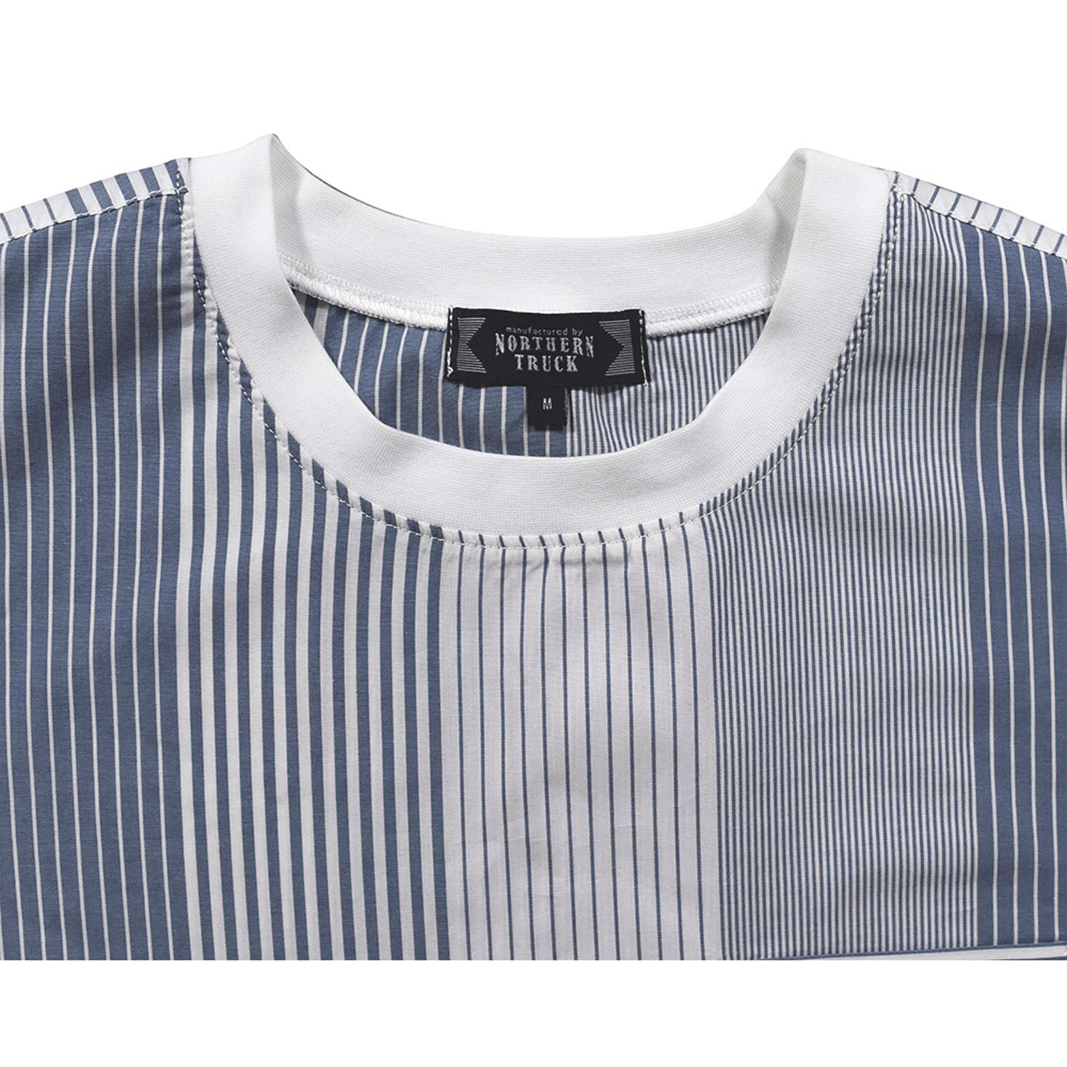 Northern Truck パッチワーク風布帛Tシャツ - 画像5