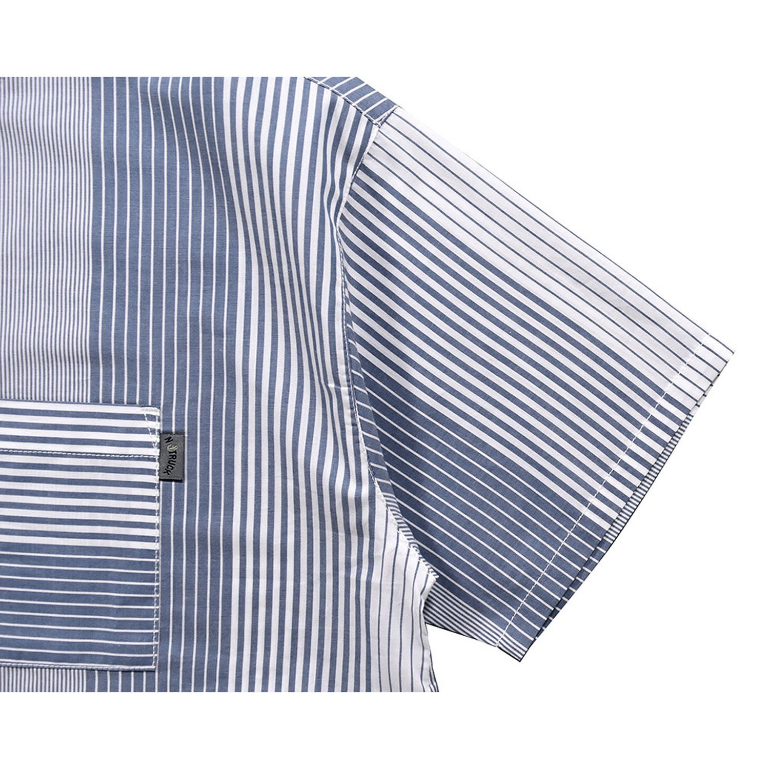 Northern Truck パッチワーク風布帛Tシャツ - 画像7