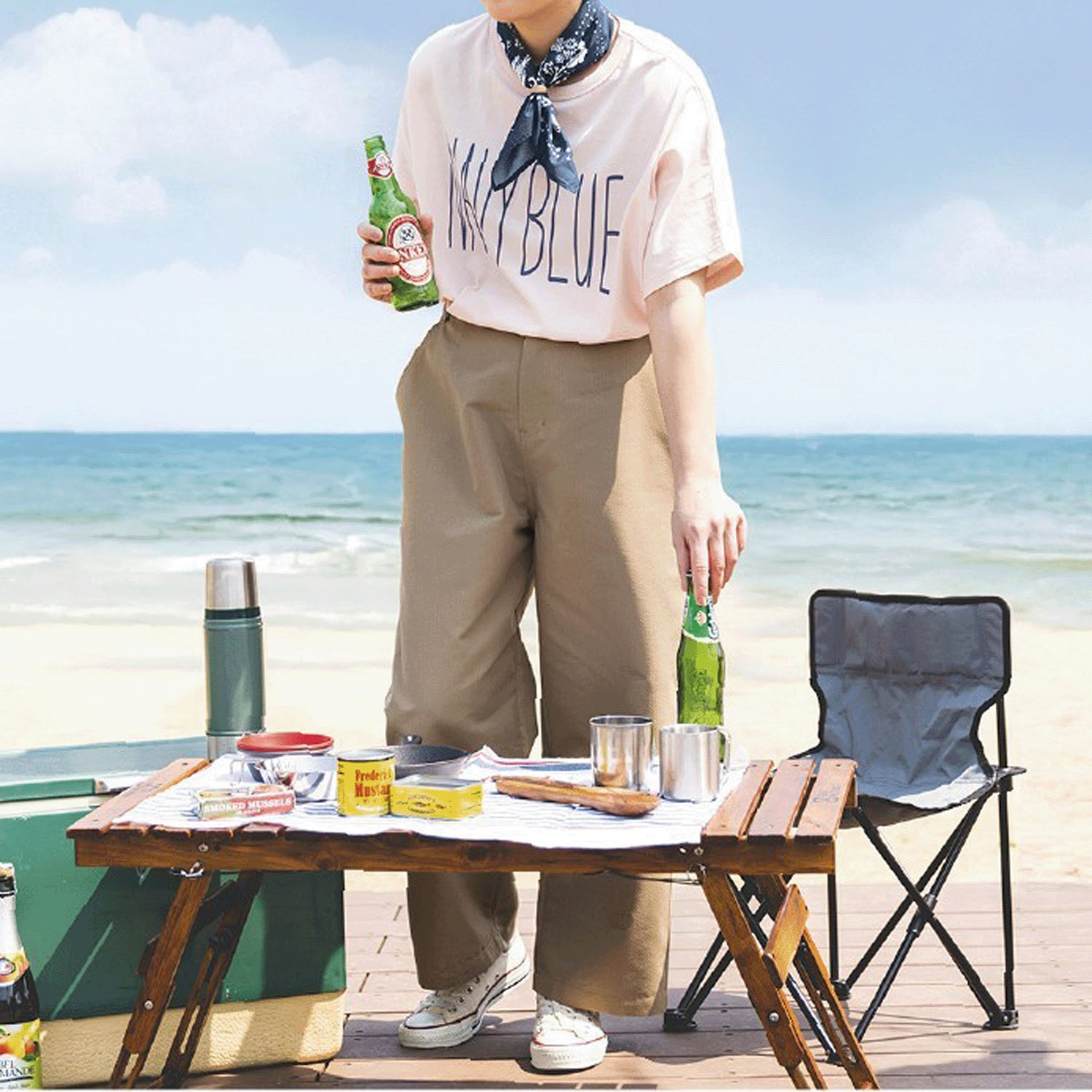 Northern Truck BIGロゴワイドTシャツ - 画像5