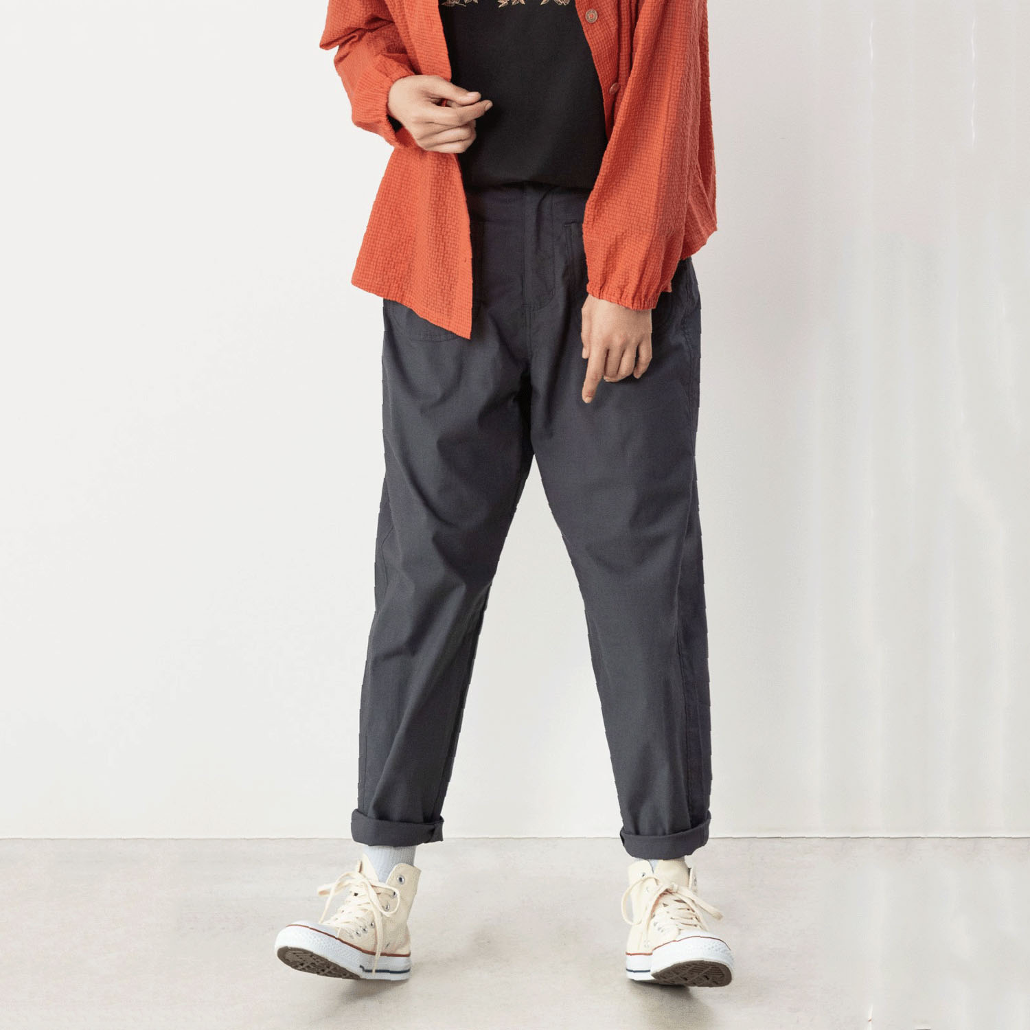 Northern Truck サイド切替スリムテーパードパンツ - 画像3