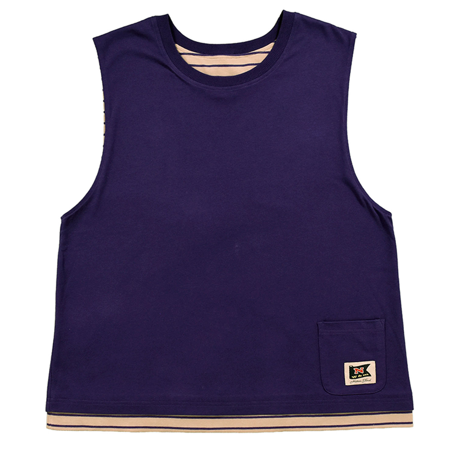 Northern Truck 無地×ボーダーリバーシブルベスト - 画像14