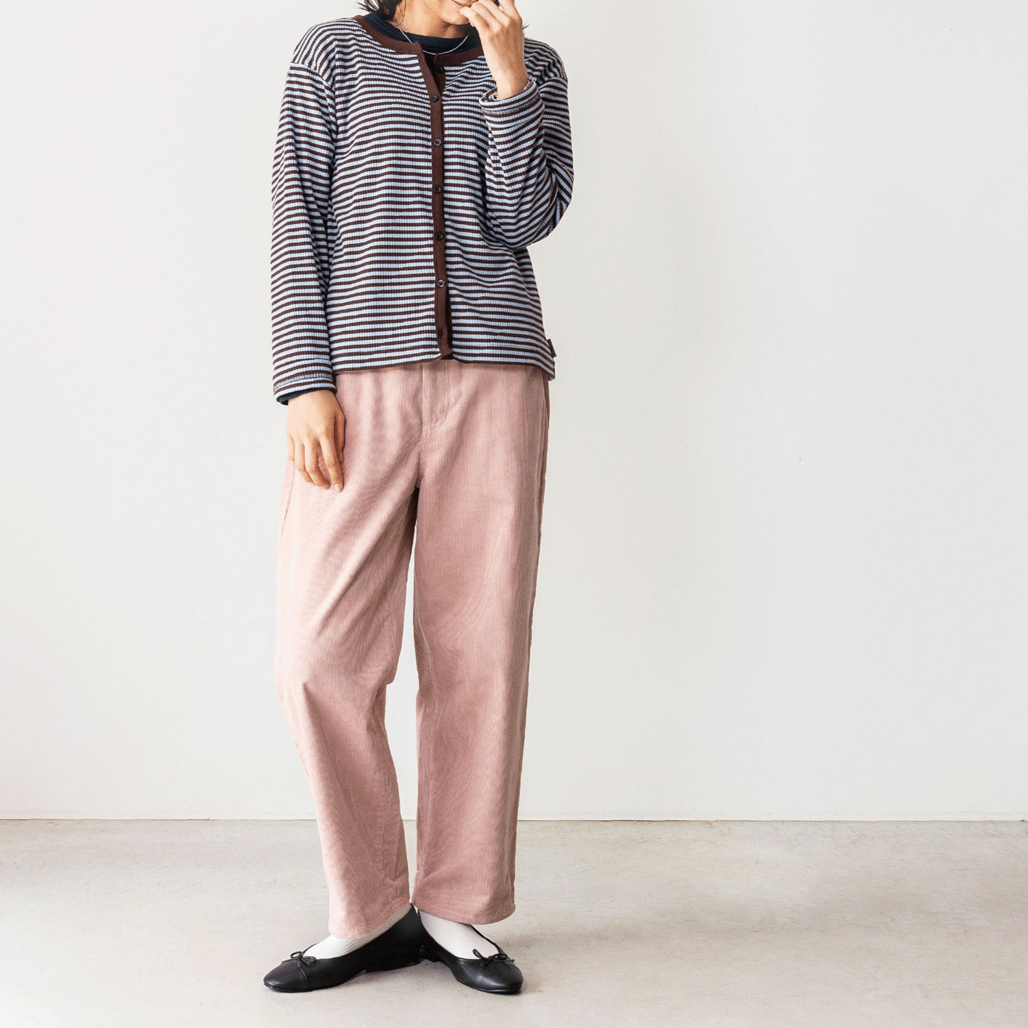 Northern Truck リブ編みカーディガン - 画像2