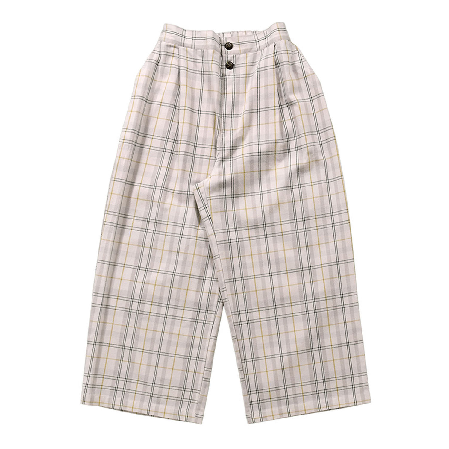 Northern Truck フロントタックリラクシーチェックパンツ - 画像5