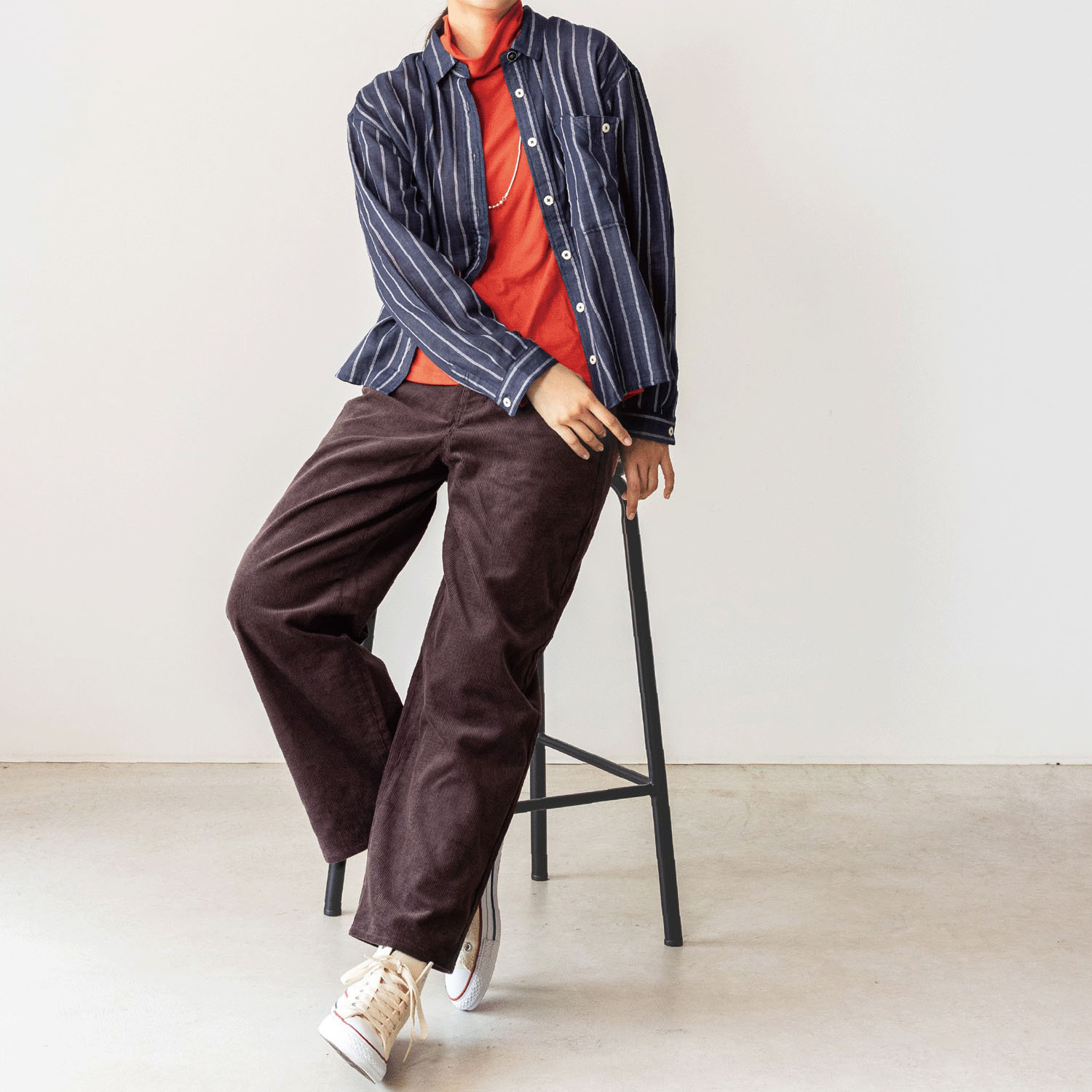 Northern Truck ワークポケットストライプシャツ - 画像14