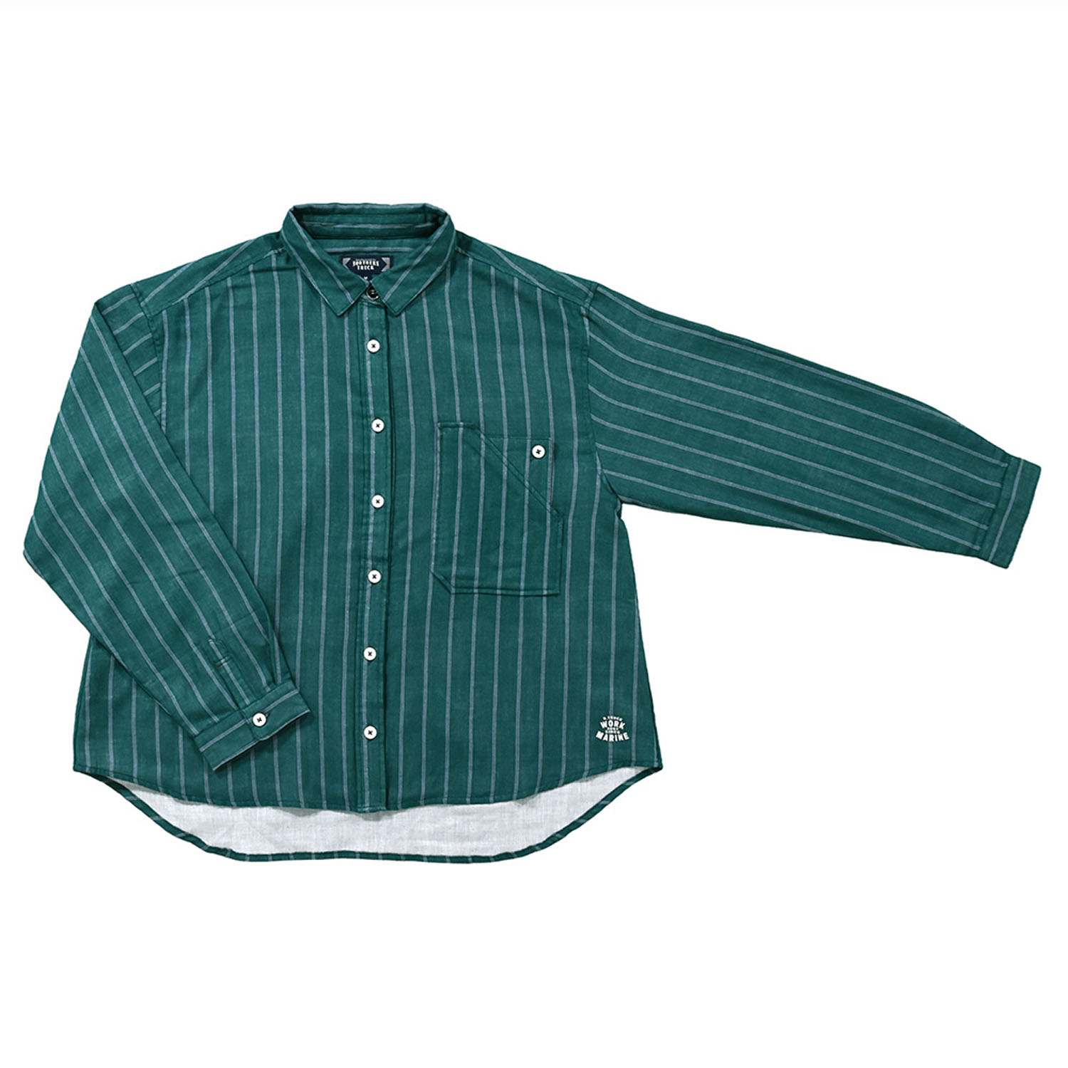 Northern Truck ワークポケットストライプシャツ - 画像5