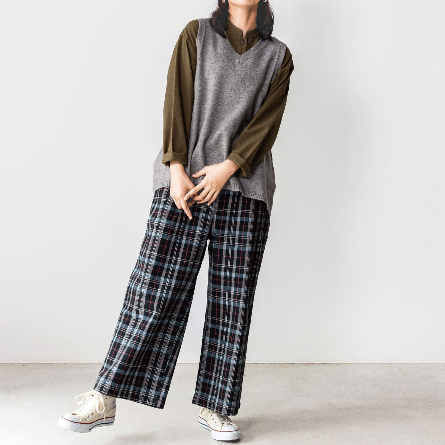 Northern Truck Vネックフレアベスト - 画像5