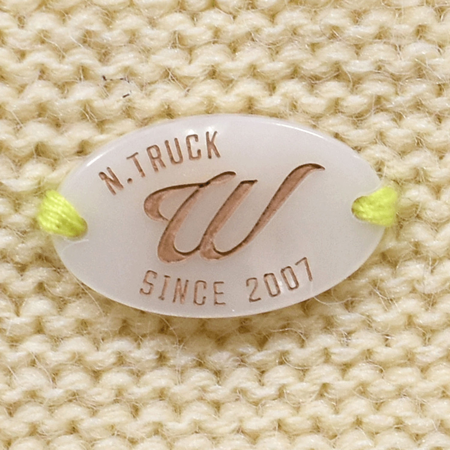 Northern Truck 編地違いスリーブタートルプルオーバー - 画像4