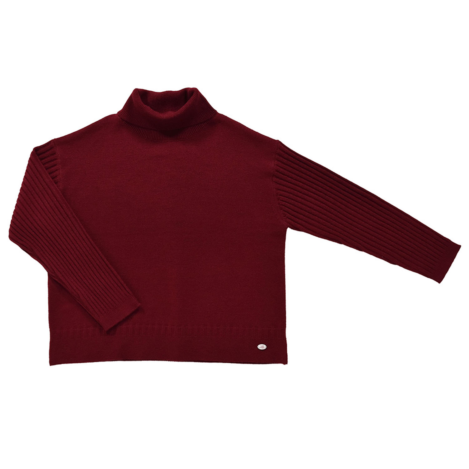 Northern Truck 編地違いスリーブタートルプルオーバー - 画像8