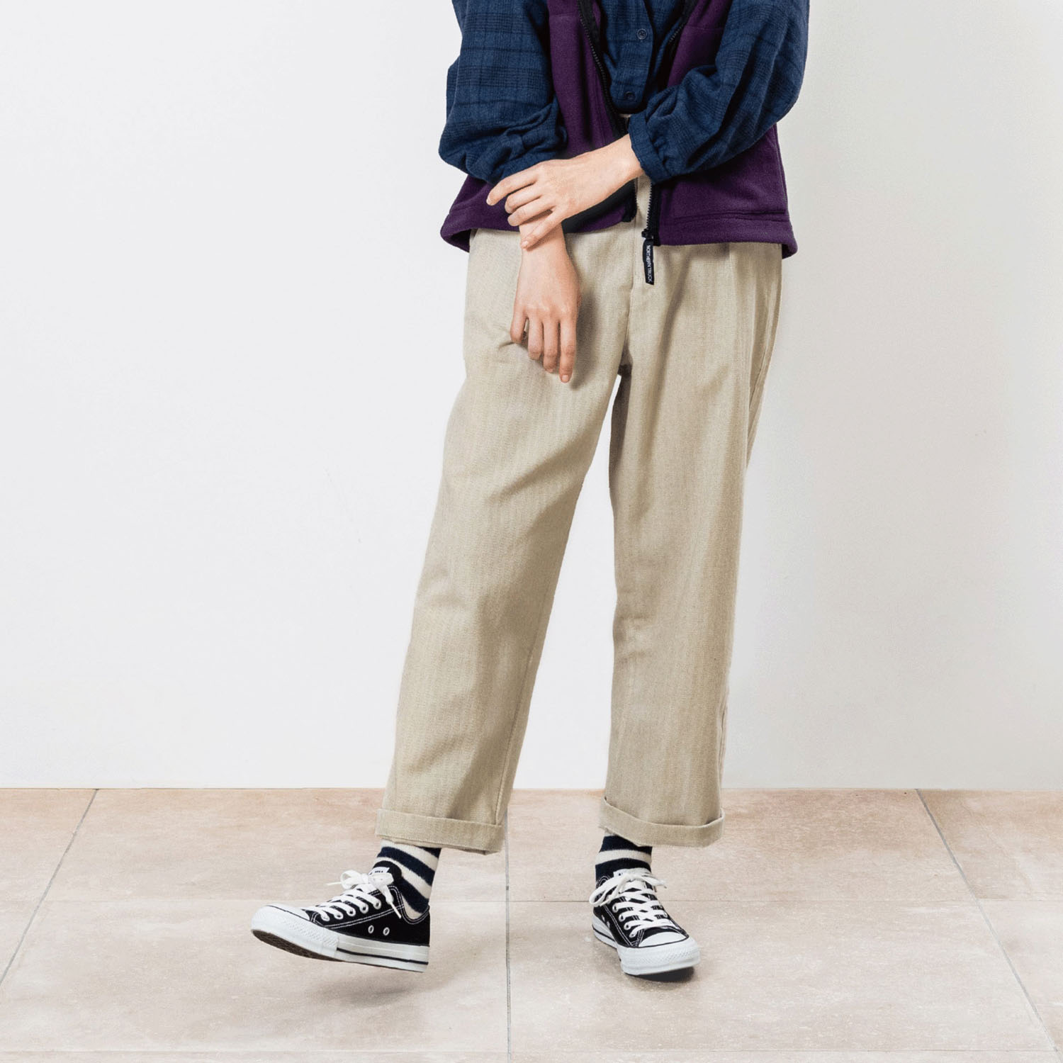 Northern Truck フロントタックストレートパンツ - 画像7