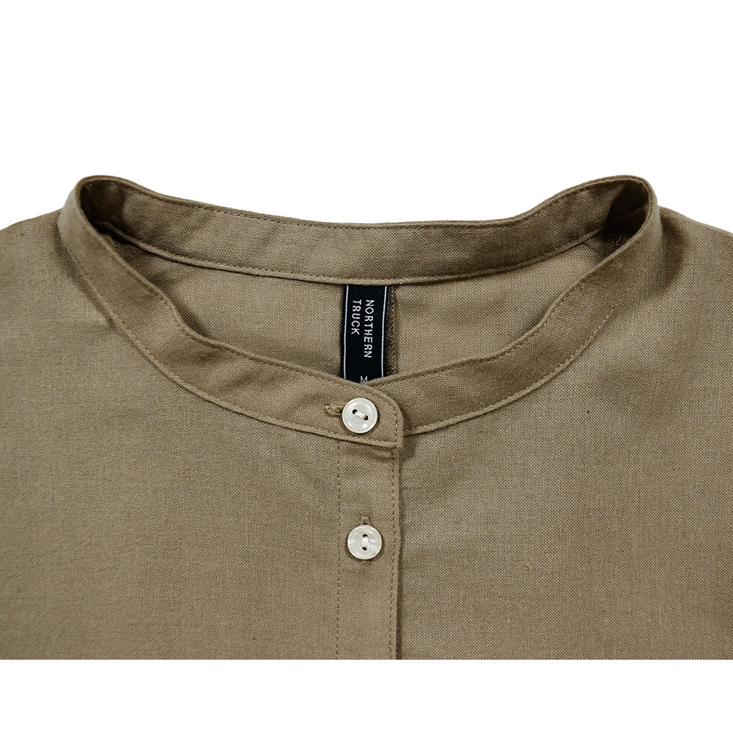 Northern Truck 裾タックバンドカラーブラウス - 画像8