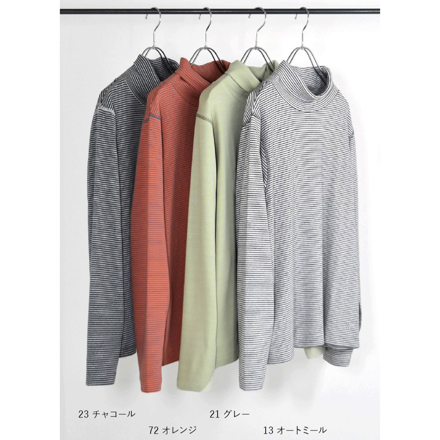 Northern Truck  ボーダータートルプルオオーバー - 画像2