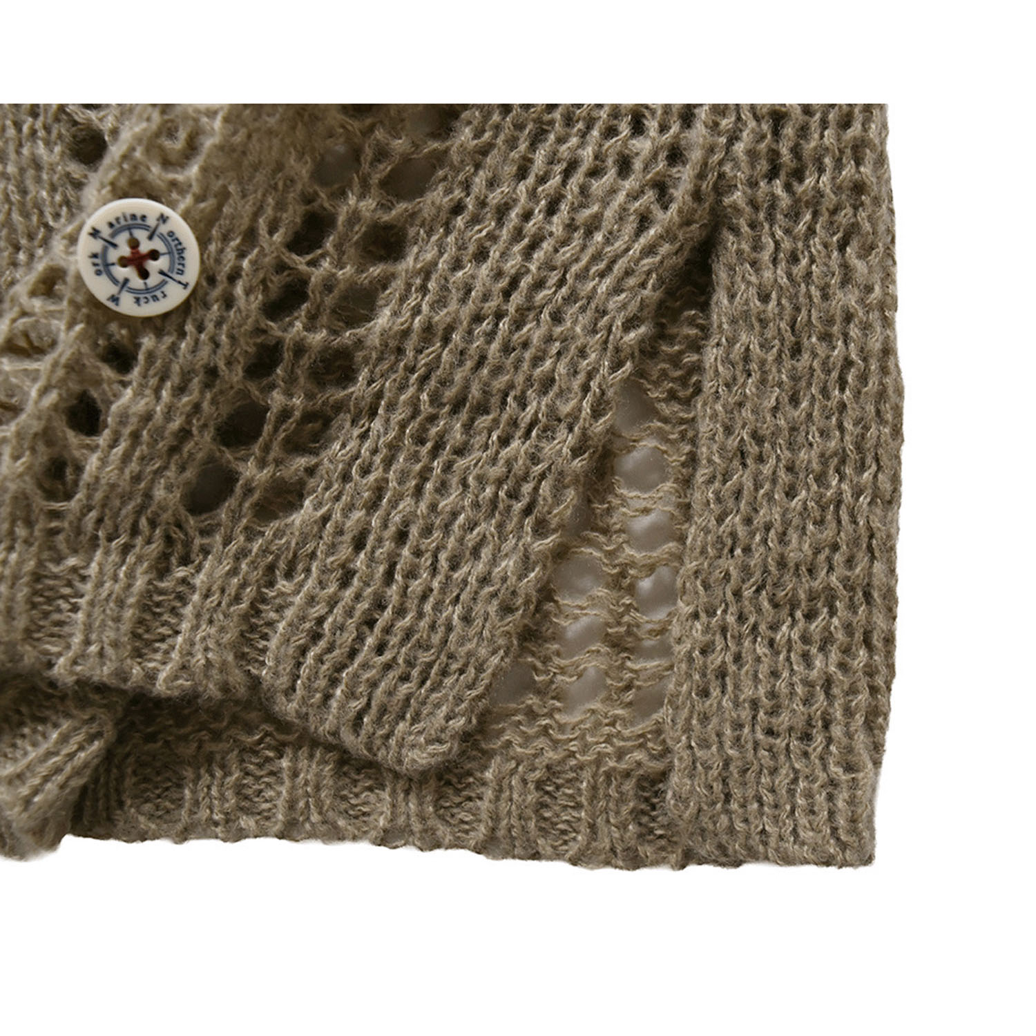 Northern Truck メッシュ編みニットプルオーバー - 画像12