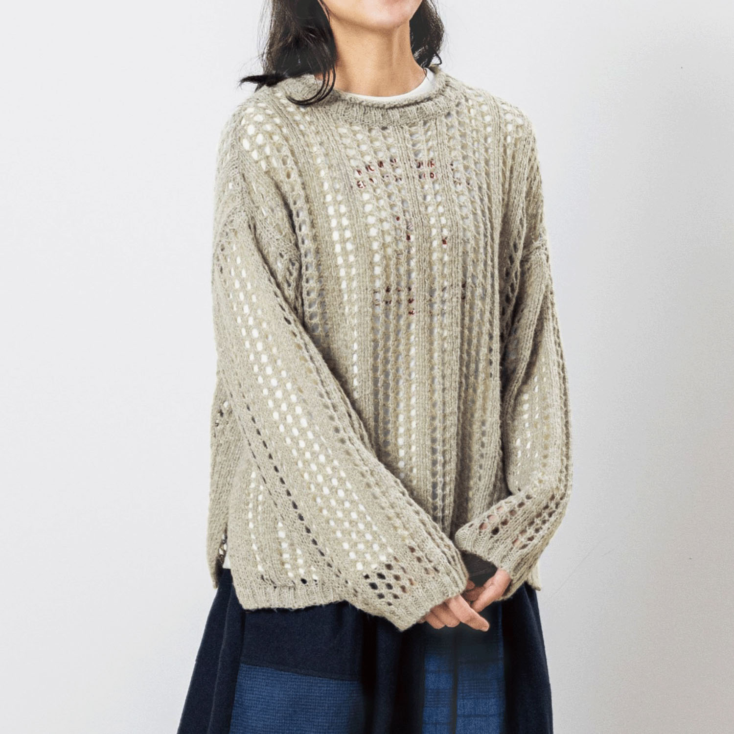 Northern Truck メッシュ編みニットプルオーバー