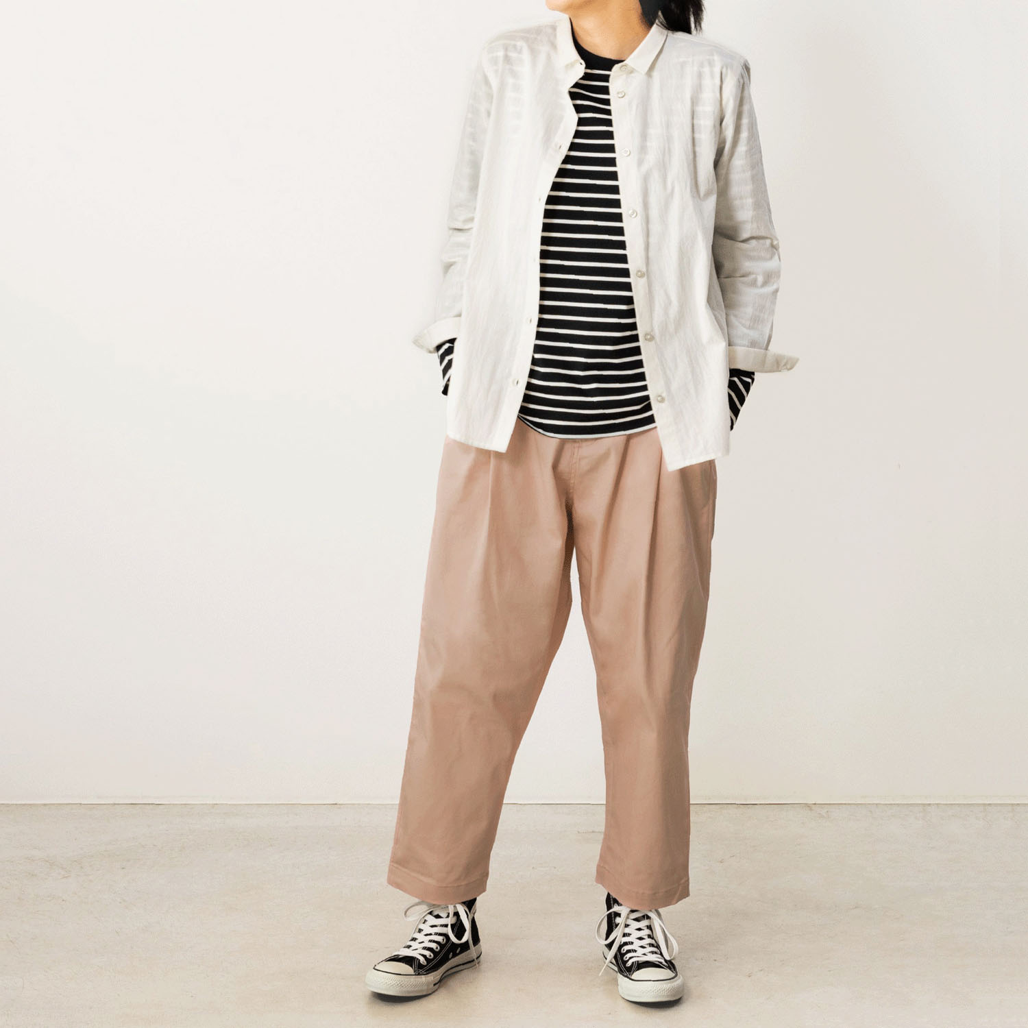 Northern Truck フロントタックテーパードパンツ - 画像7