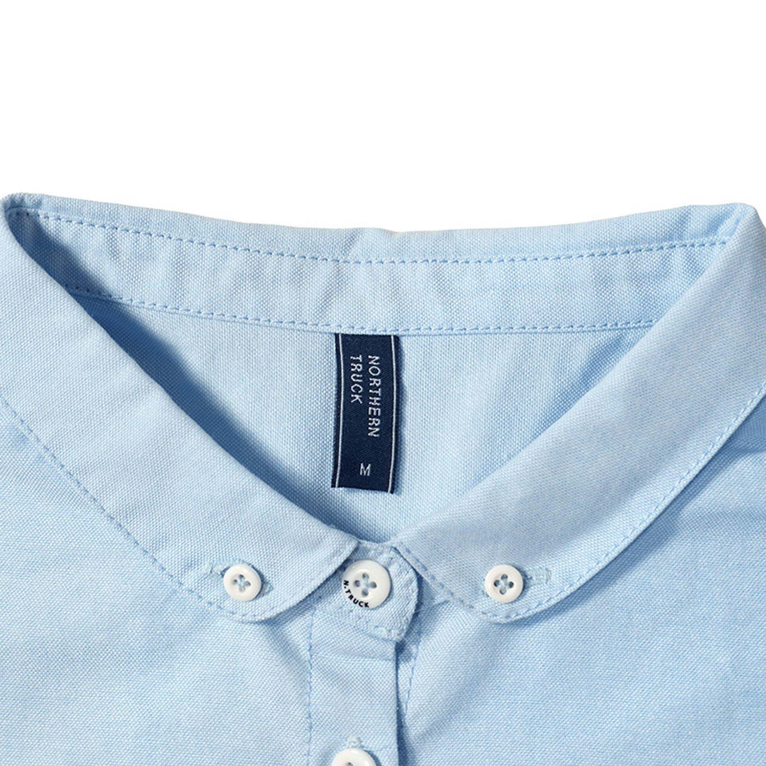 Northern Truck ラウンドヘム釦ダウンシャツ - 画像8